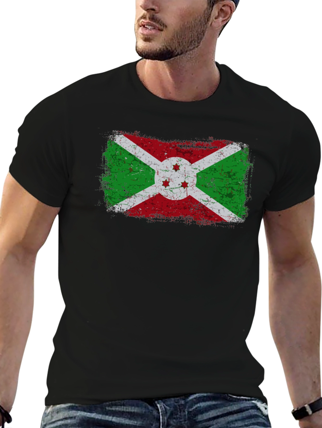 Burundi Flag Graphic T-Shirt