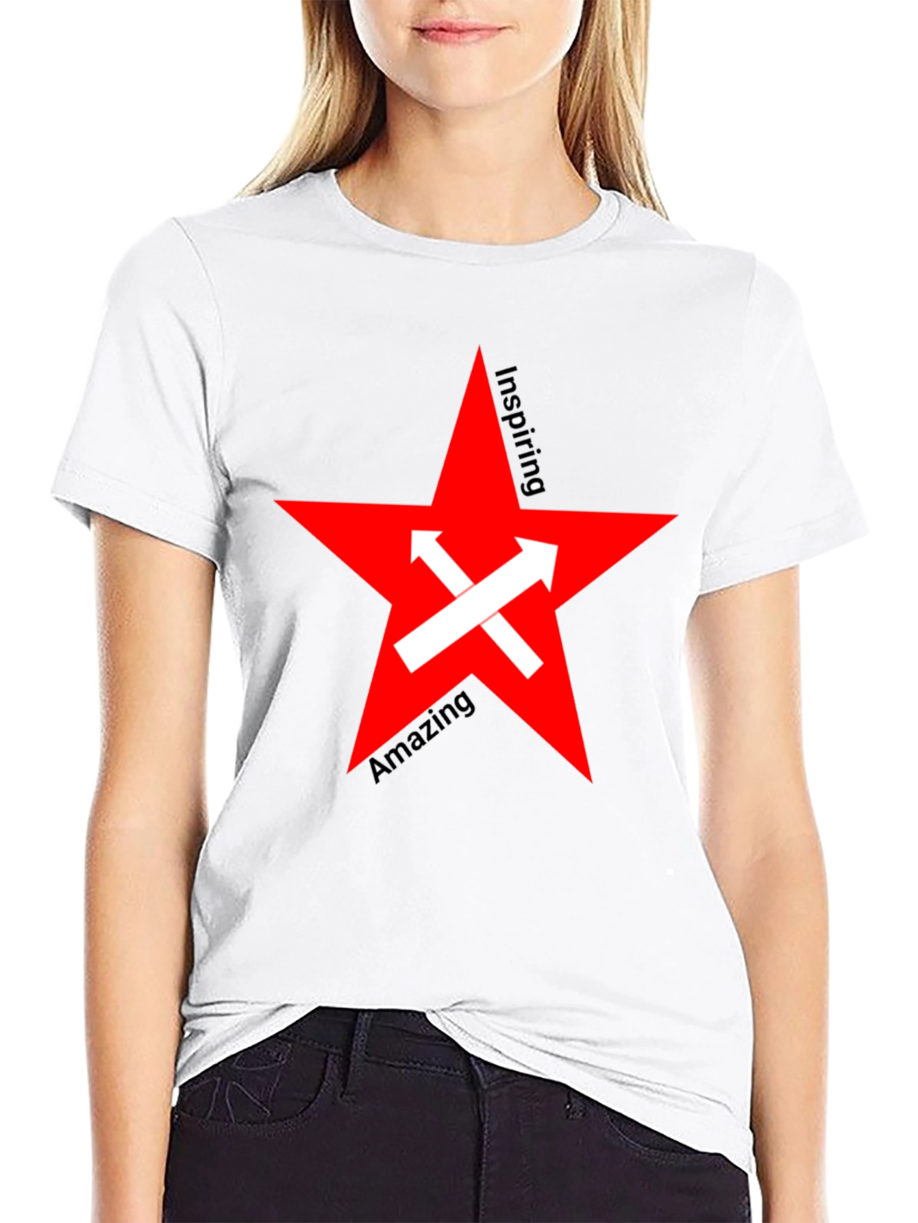 Inspiring Red Star Graphic Tee