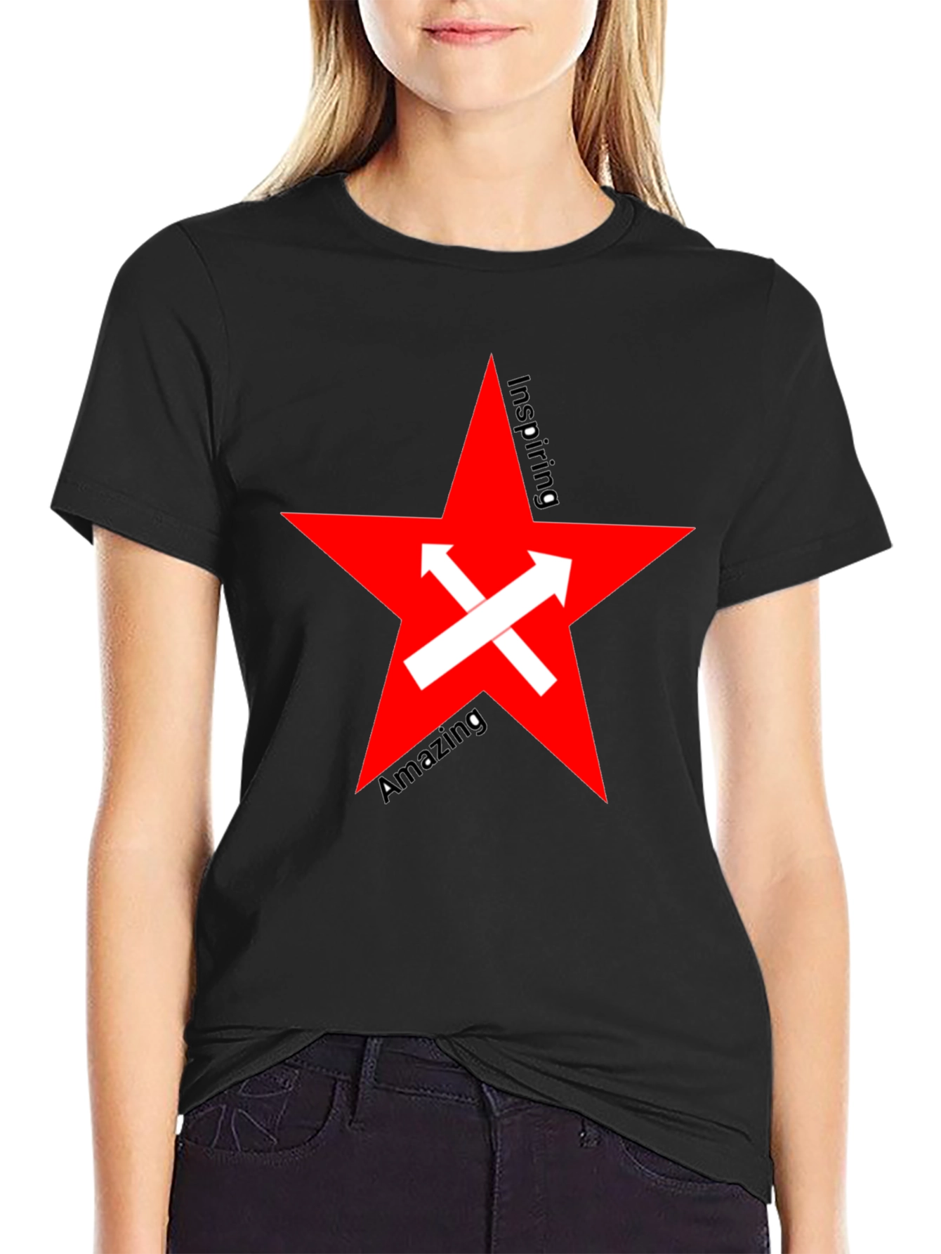 Inspiring Red Star Graphic Tee
