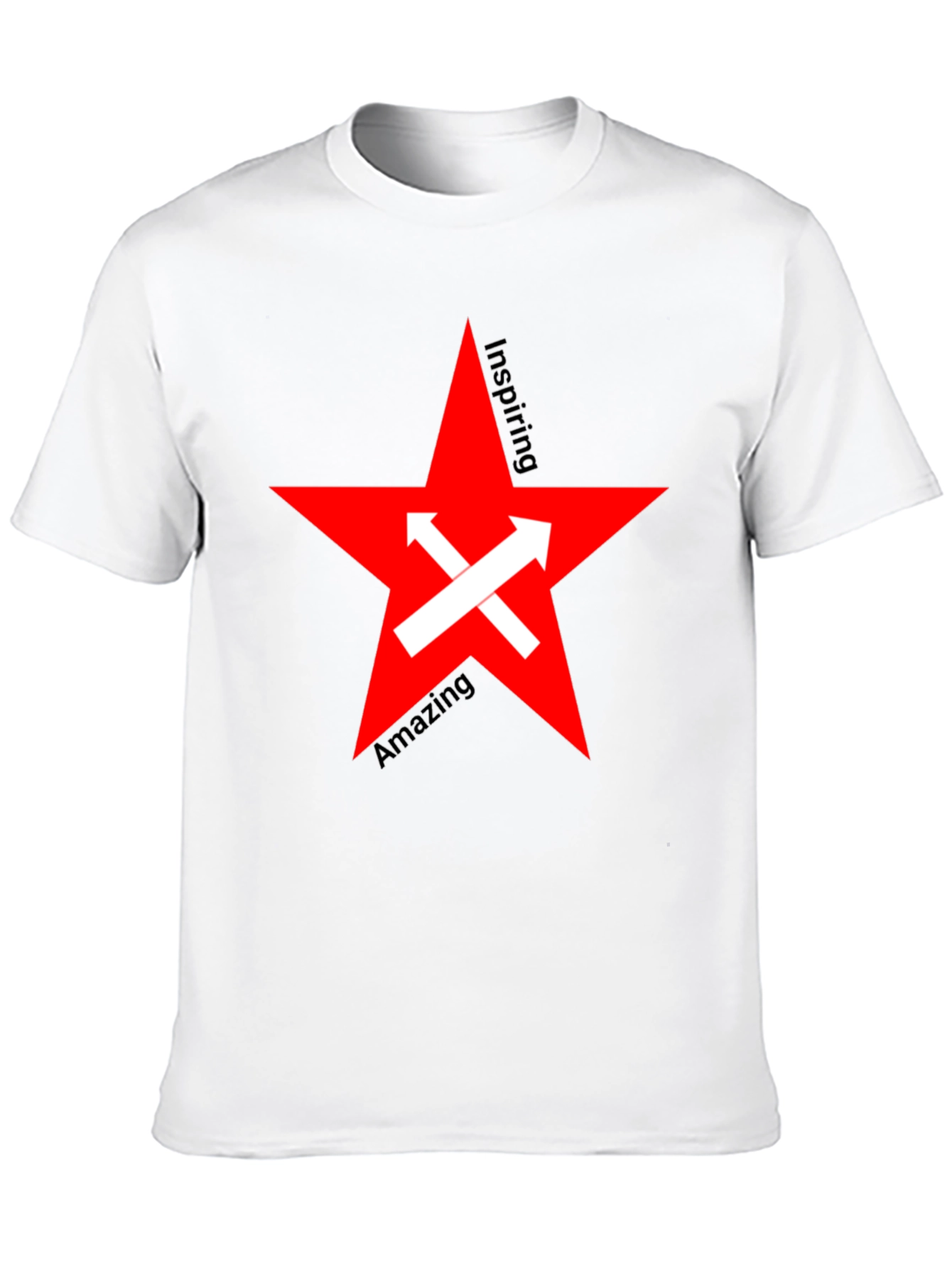 Inspiring Red Star Graphic Tee