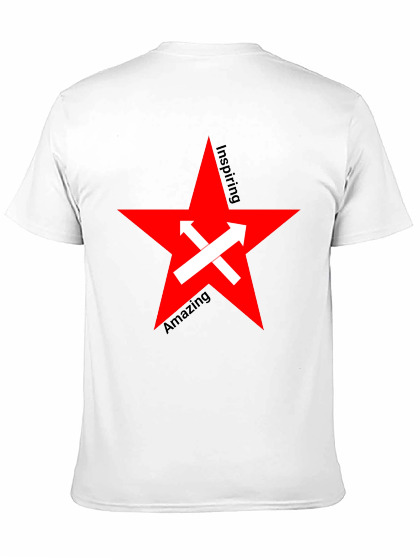 Inspiring Red Star Graphic Tee