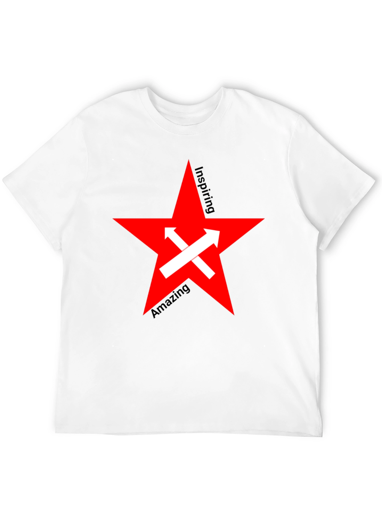 Inspiring Red Star Graphic Tee