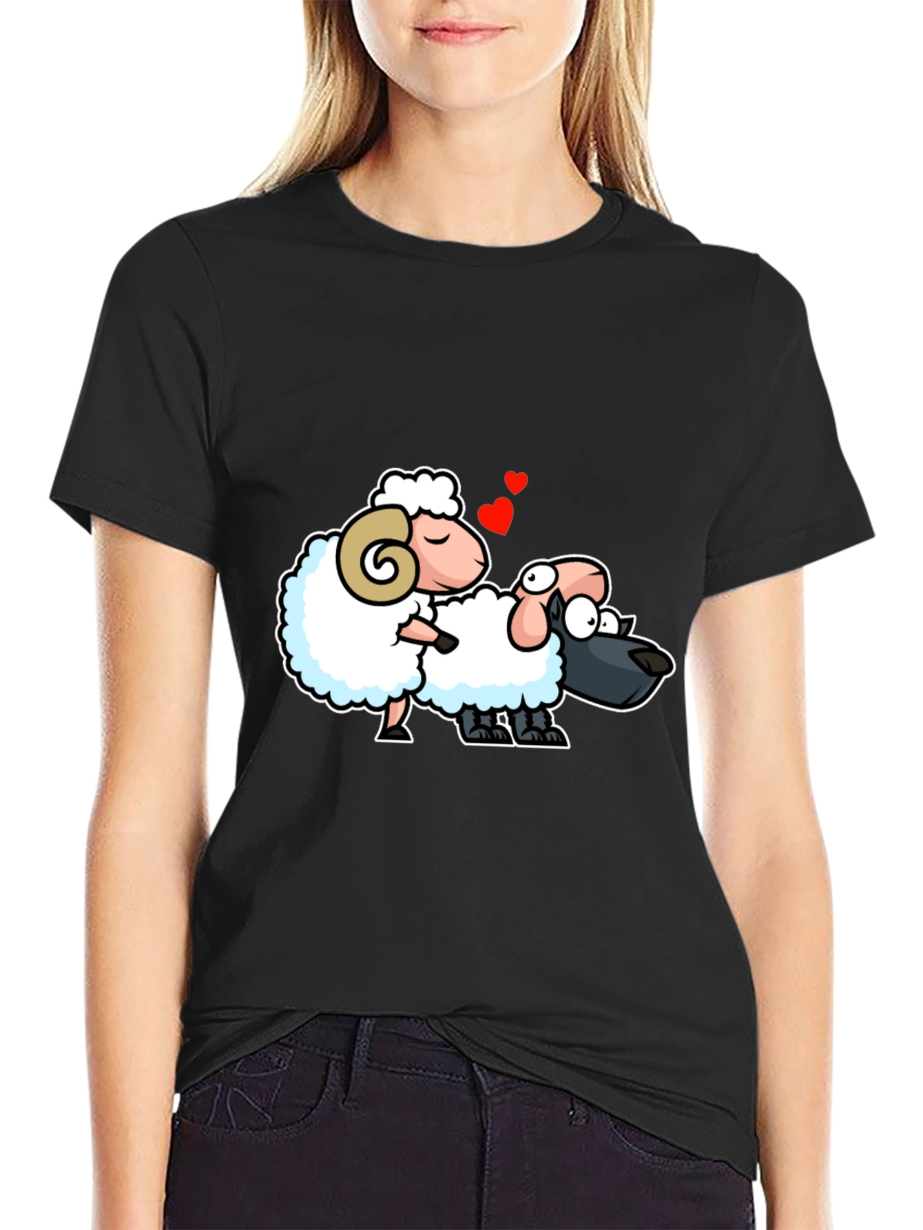 Cute Sheep Love T-Shirt