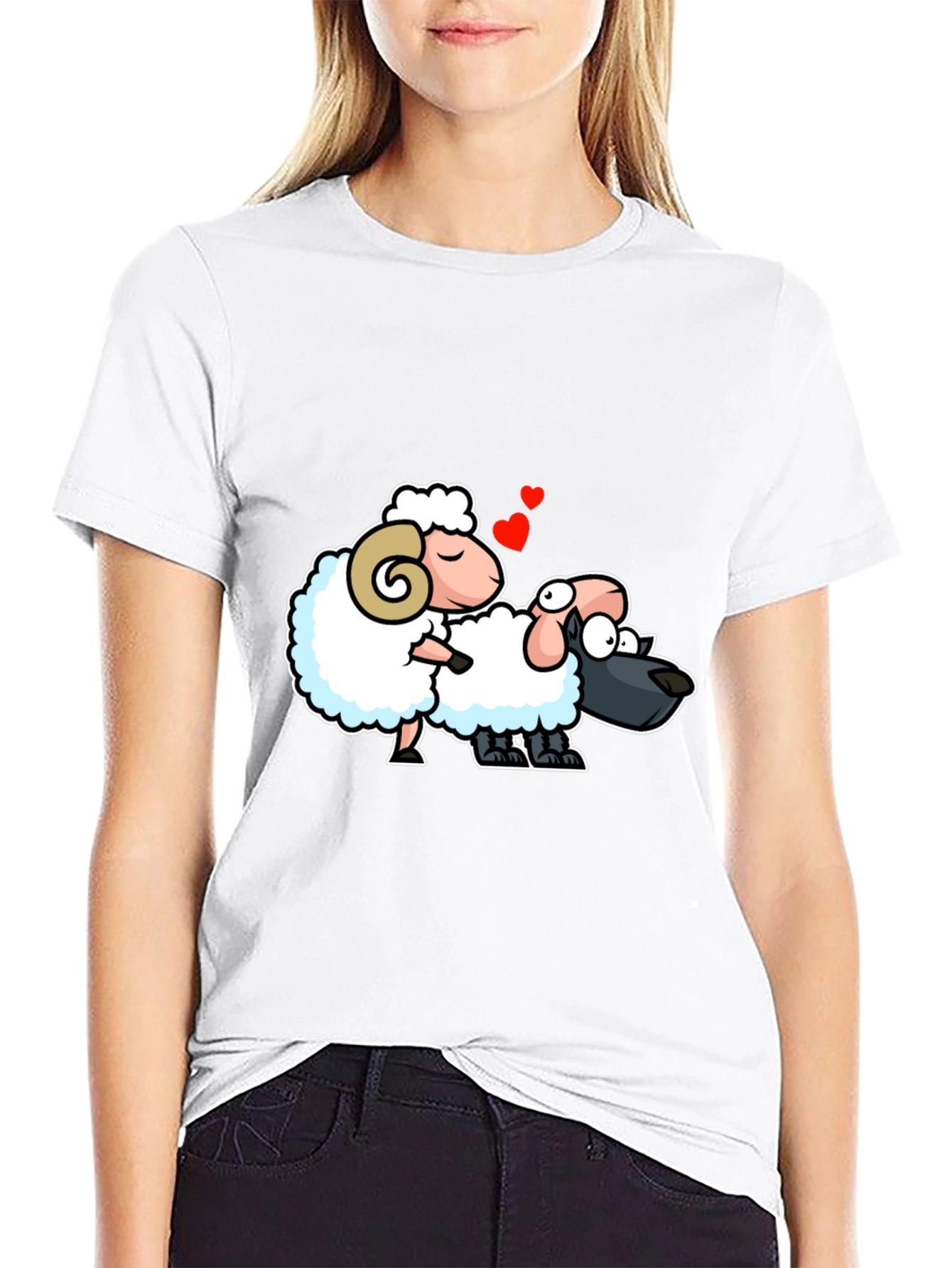 Cute Sheep Love T-Shirt