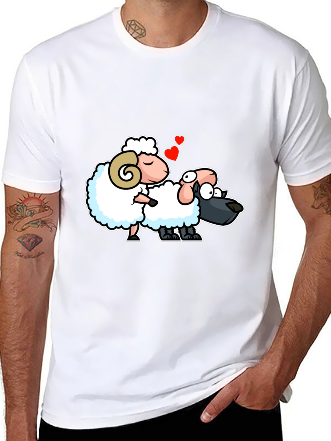 Cute Sheep Love T-Shirt