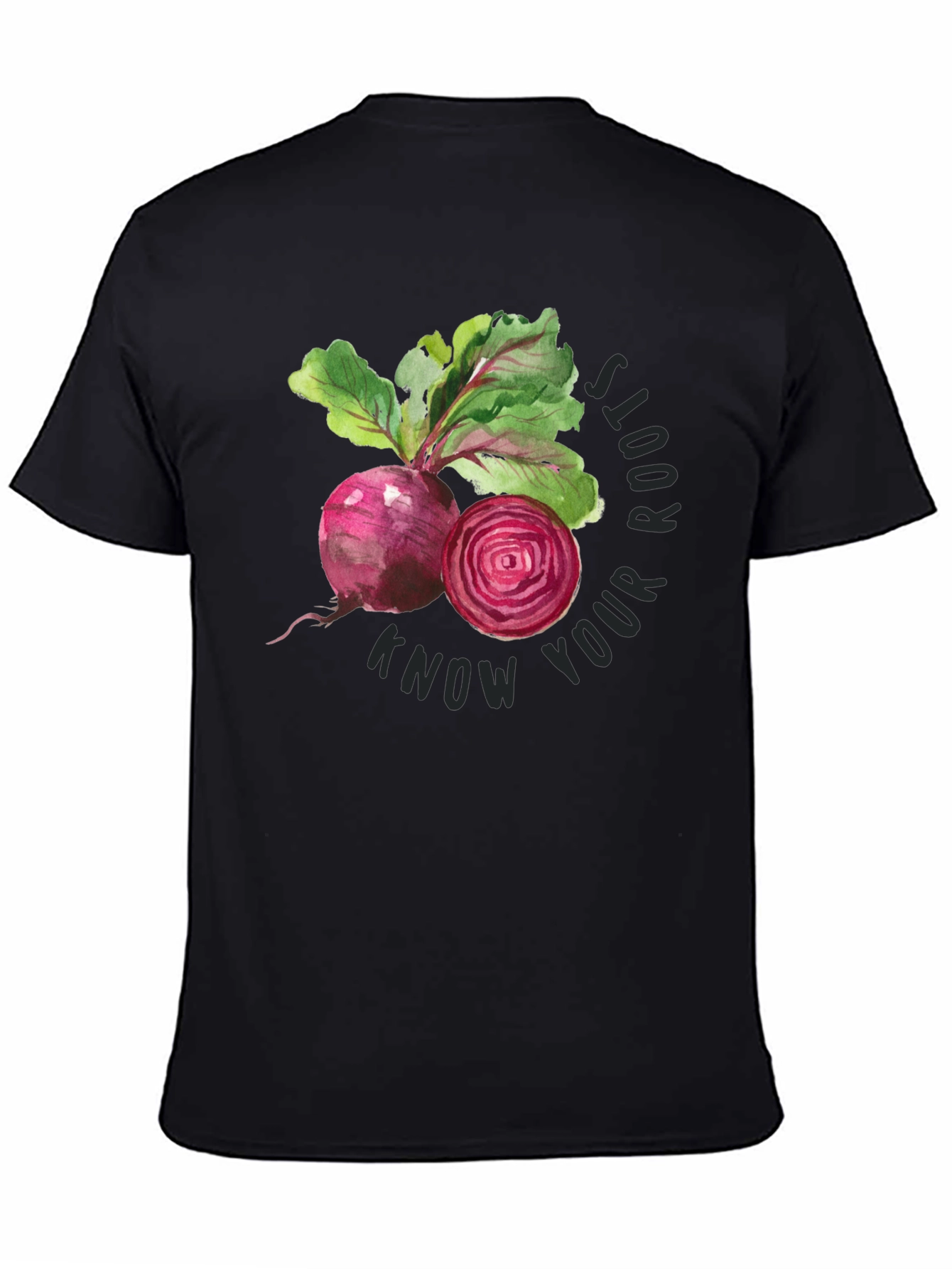 Know Your Roots Beetroot Graphic T-Shirt