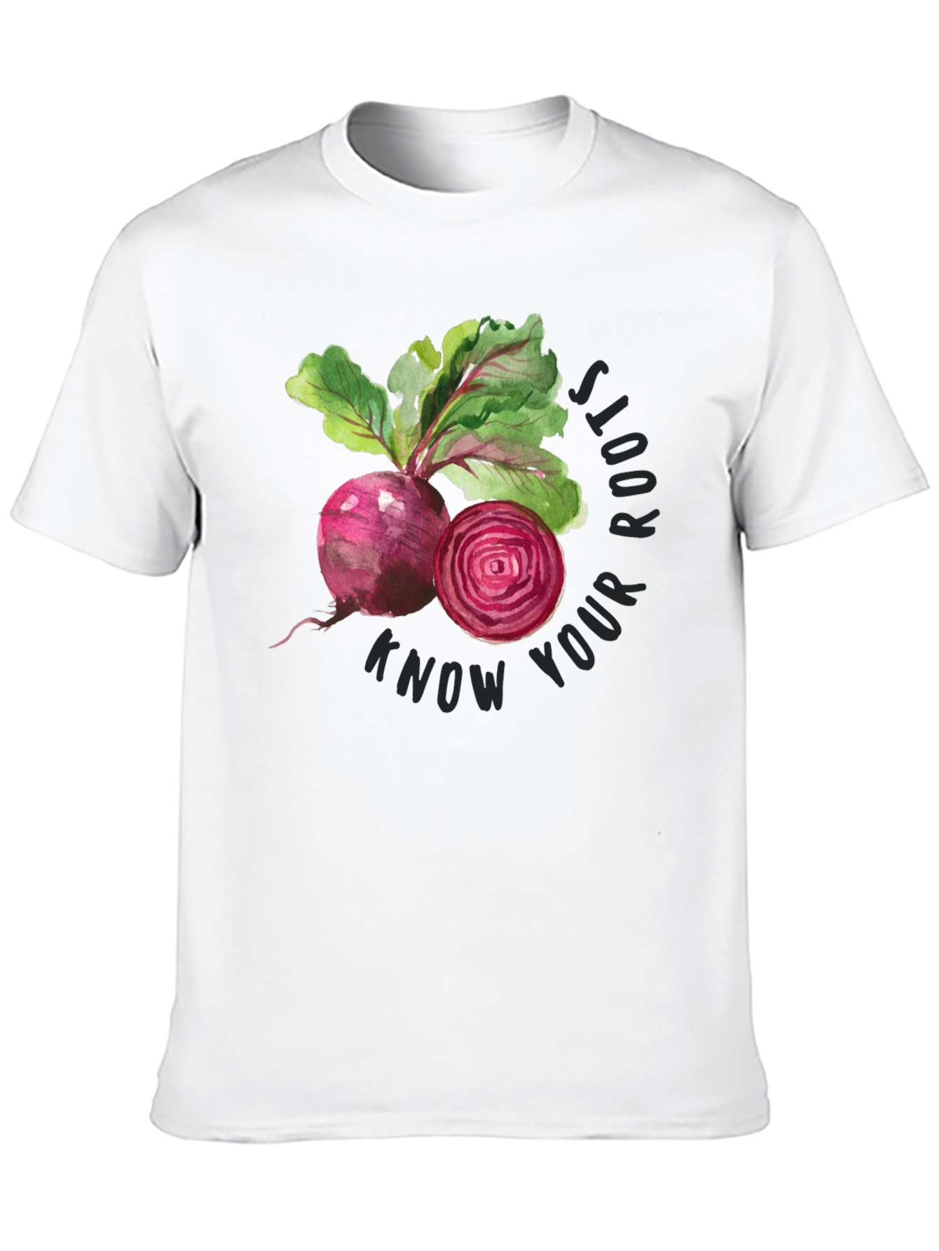 Know Your Roots Beetroot Graphic T-Shirt