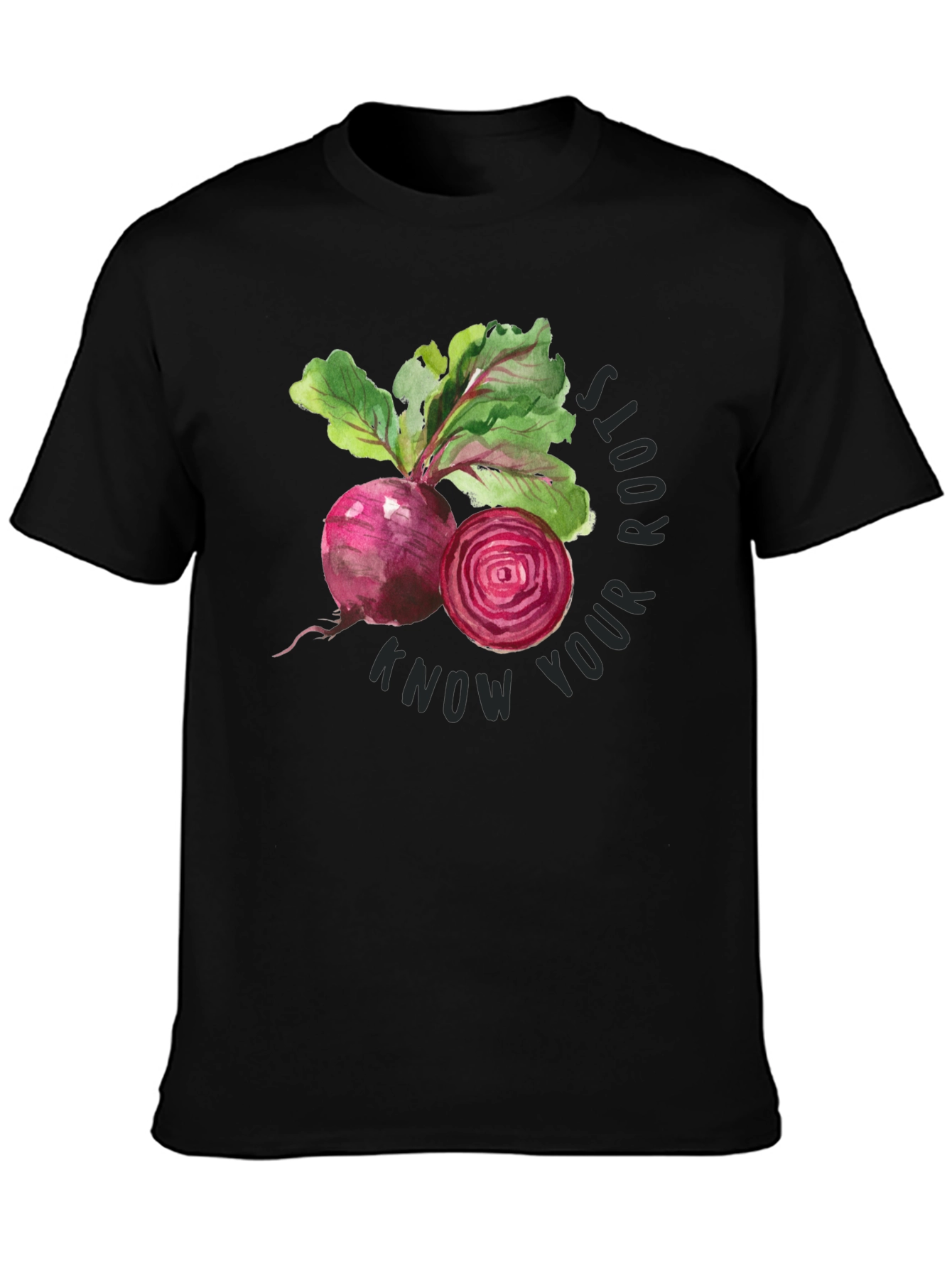 Know Your Roots Beetroot Graphic T-Shirt