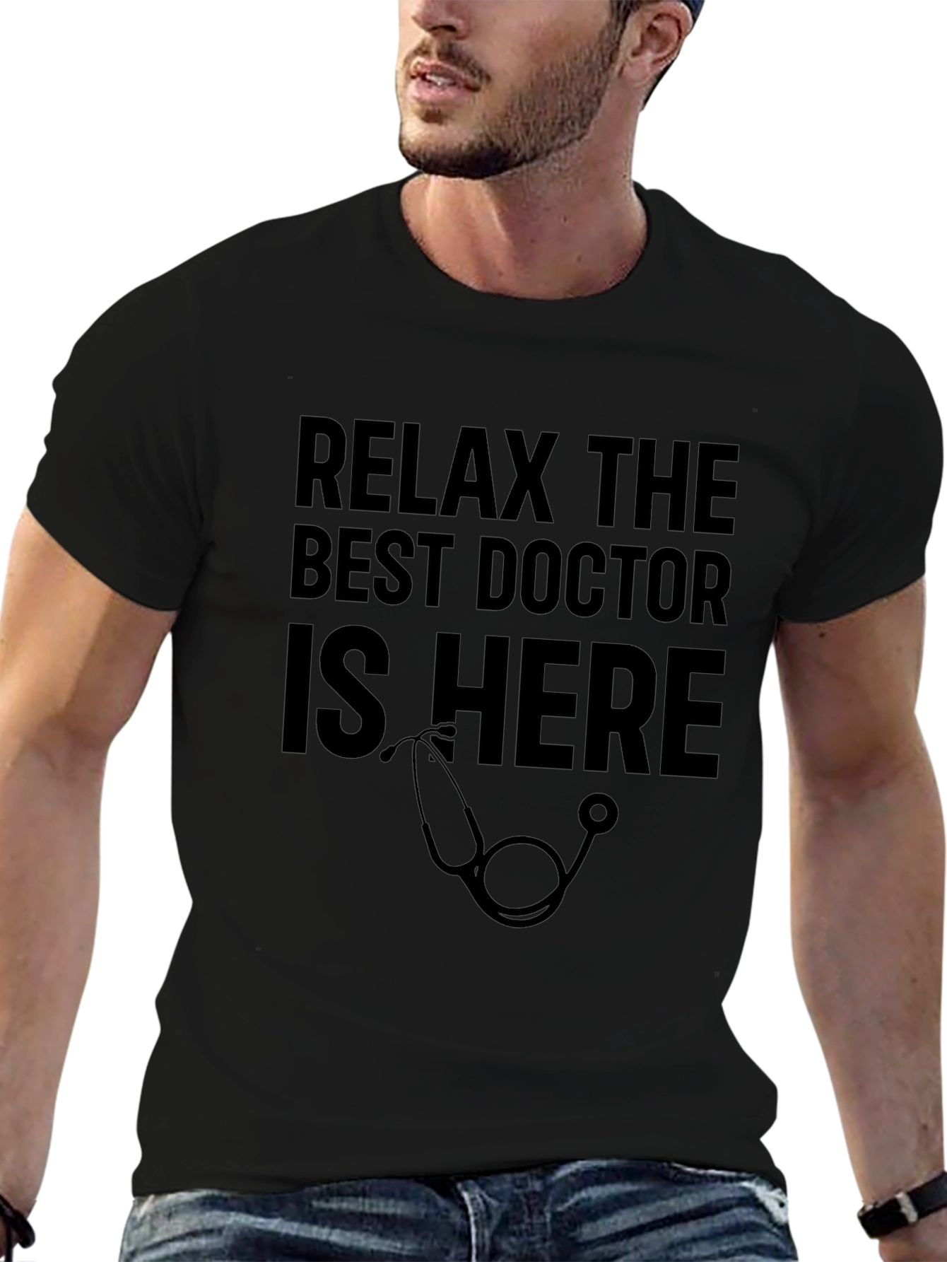Relax The Best Doctor Is Here Graphic Tee