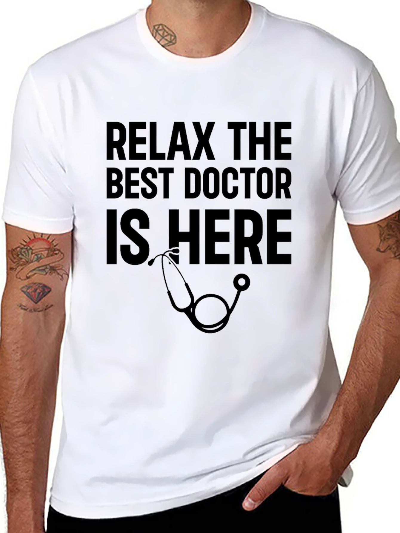 Relax The Best Doctor Is Here Graphic Tee