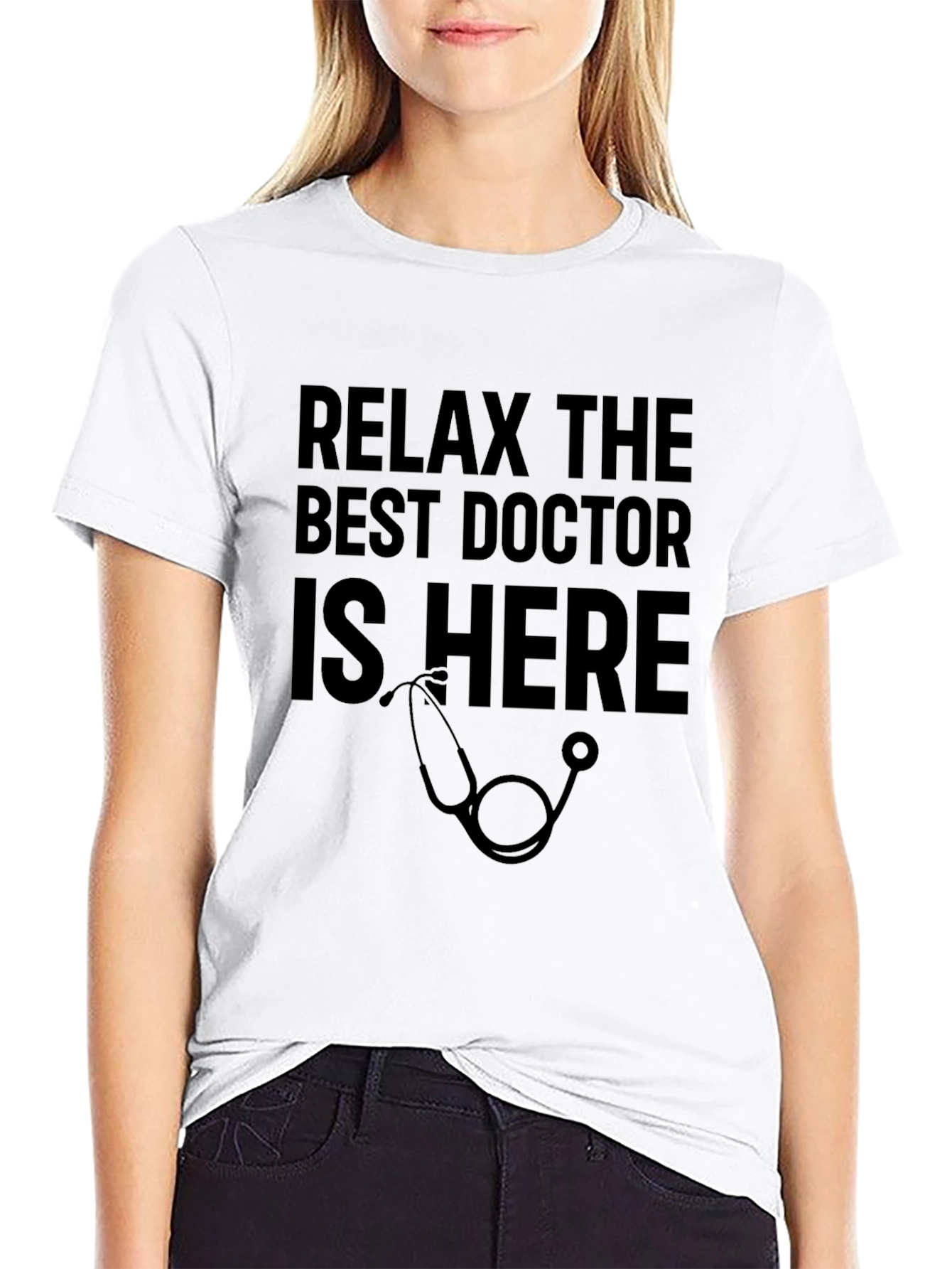 Relax The Best Doctor Is Here Graphic Tee
