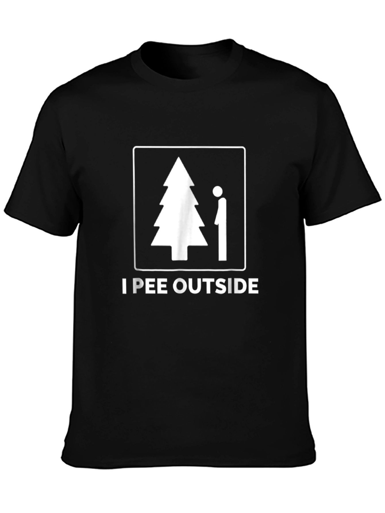 I Pee Outside T-Shirt - Humorous Graphic Tee