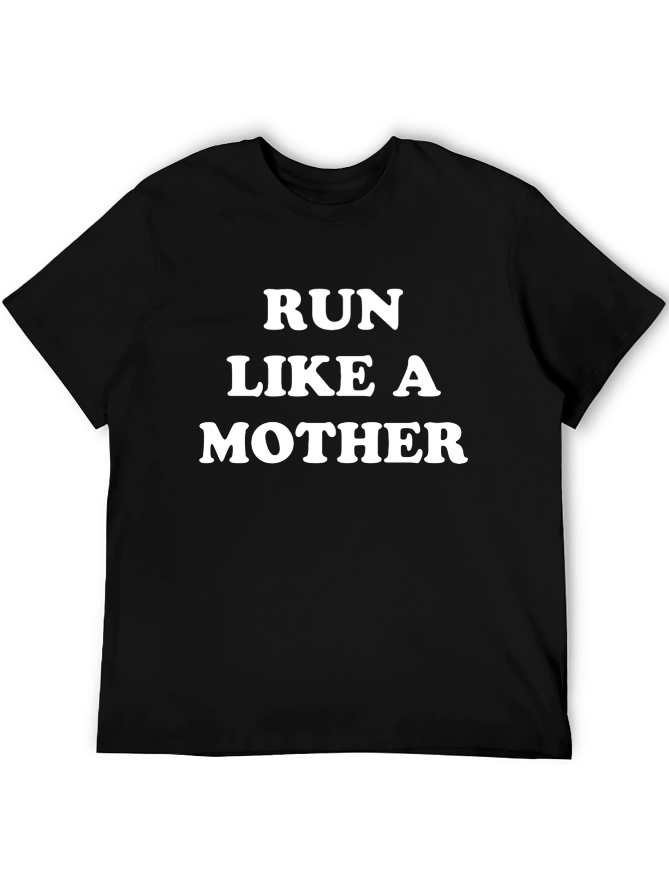 Run Like a Mother Graphic Tee - Black