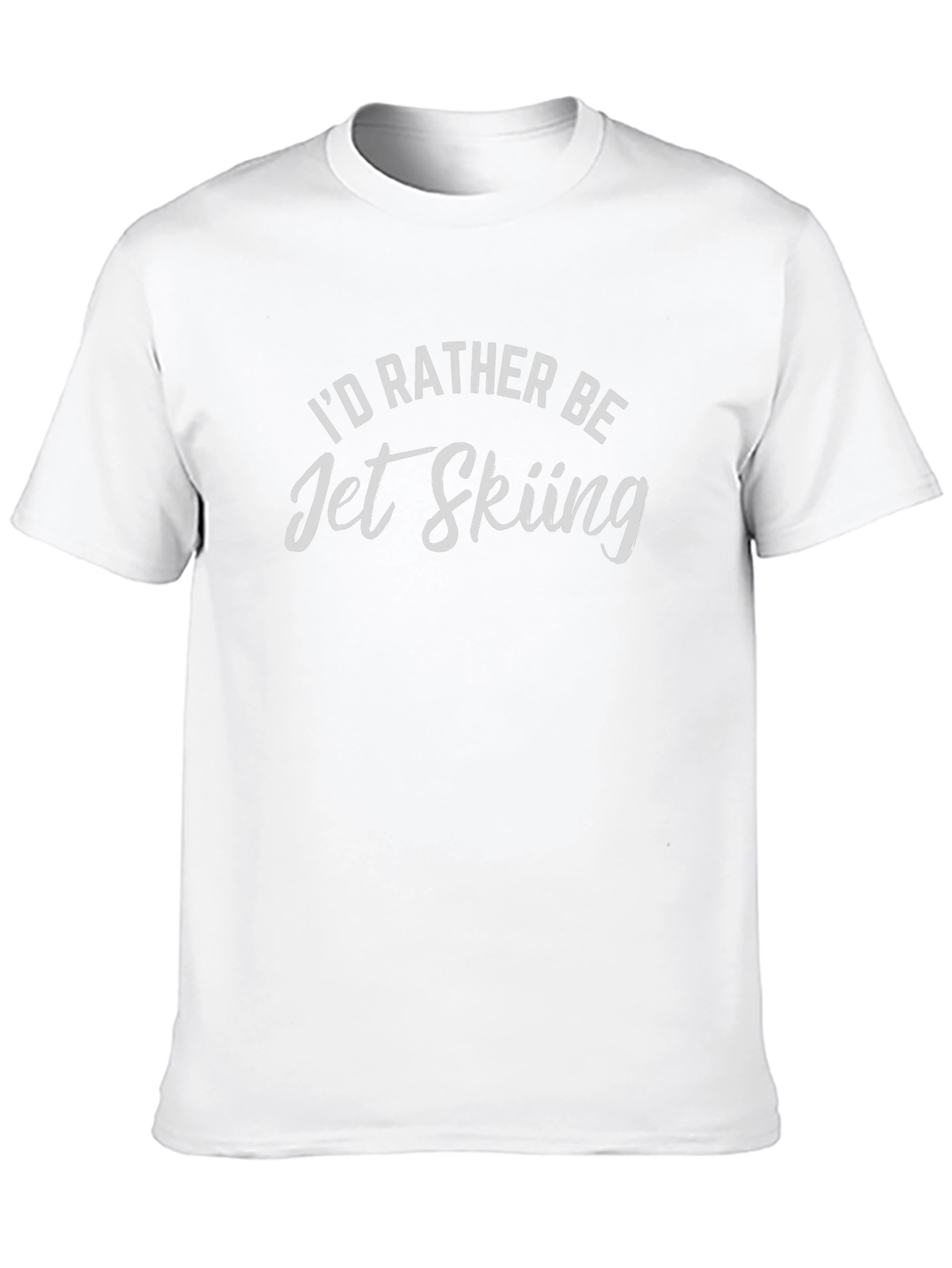 Jet Skiing T-Shirt: Id Rather Be Jet Skiing Tee