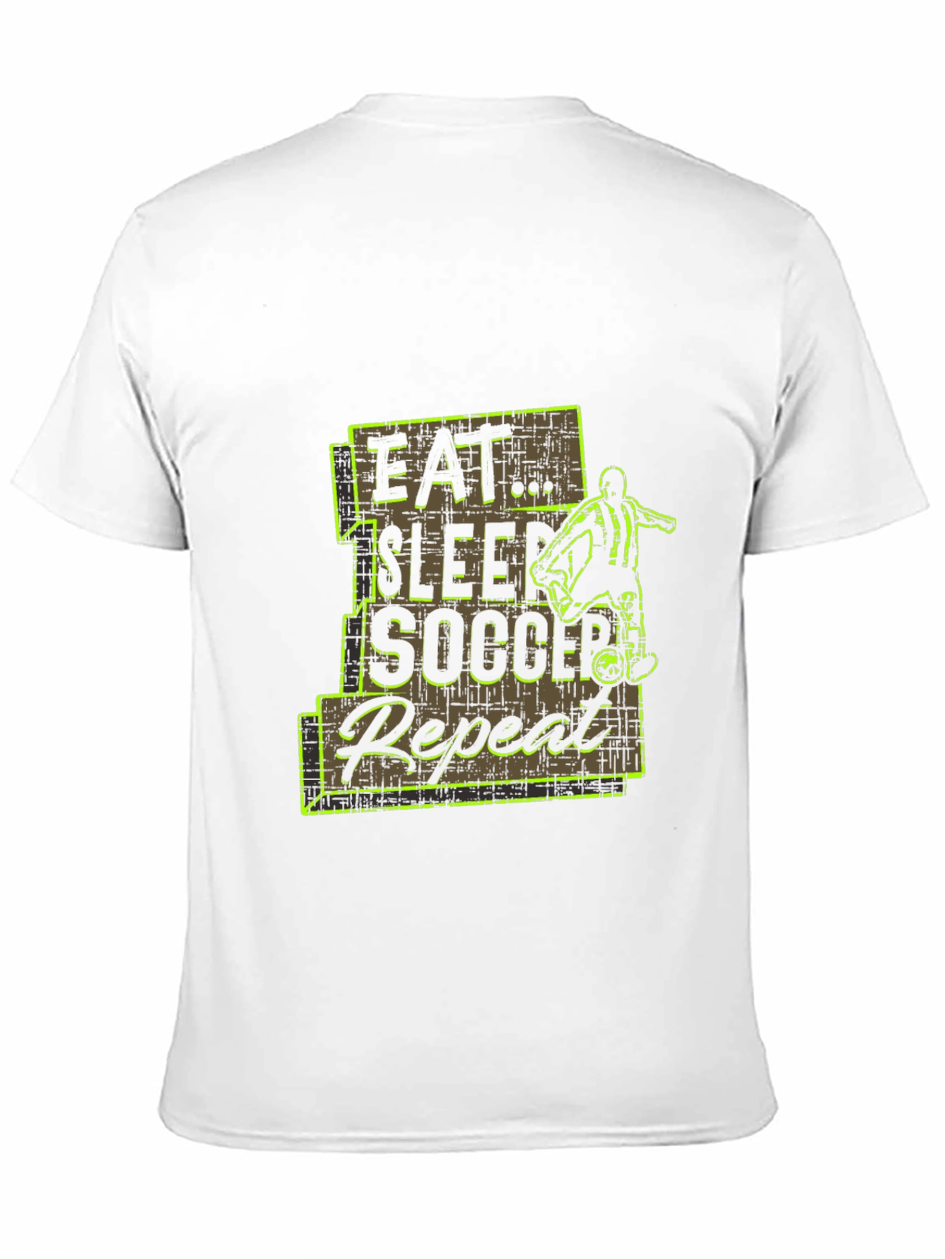 Eat Sleep Soccer Repeat Black T-Shirt