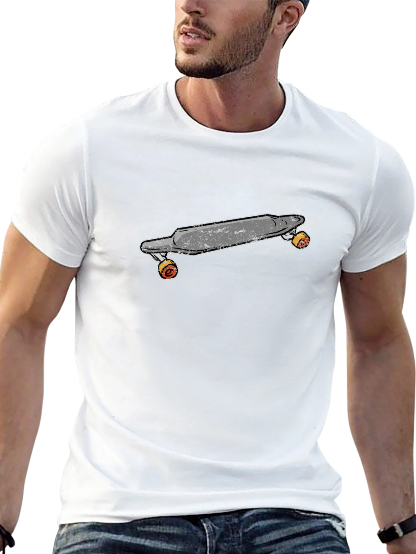 Skateboard Graphic Tee - Cool & Casual