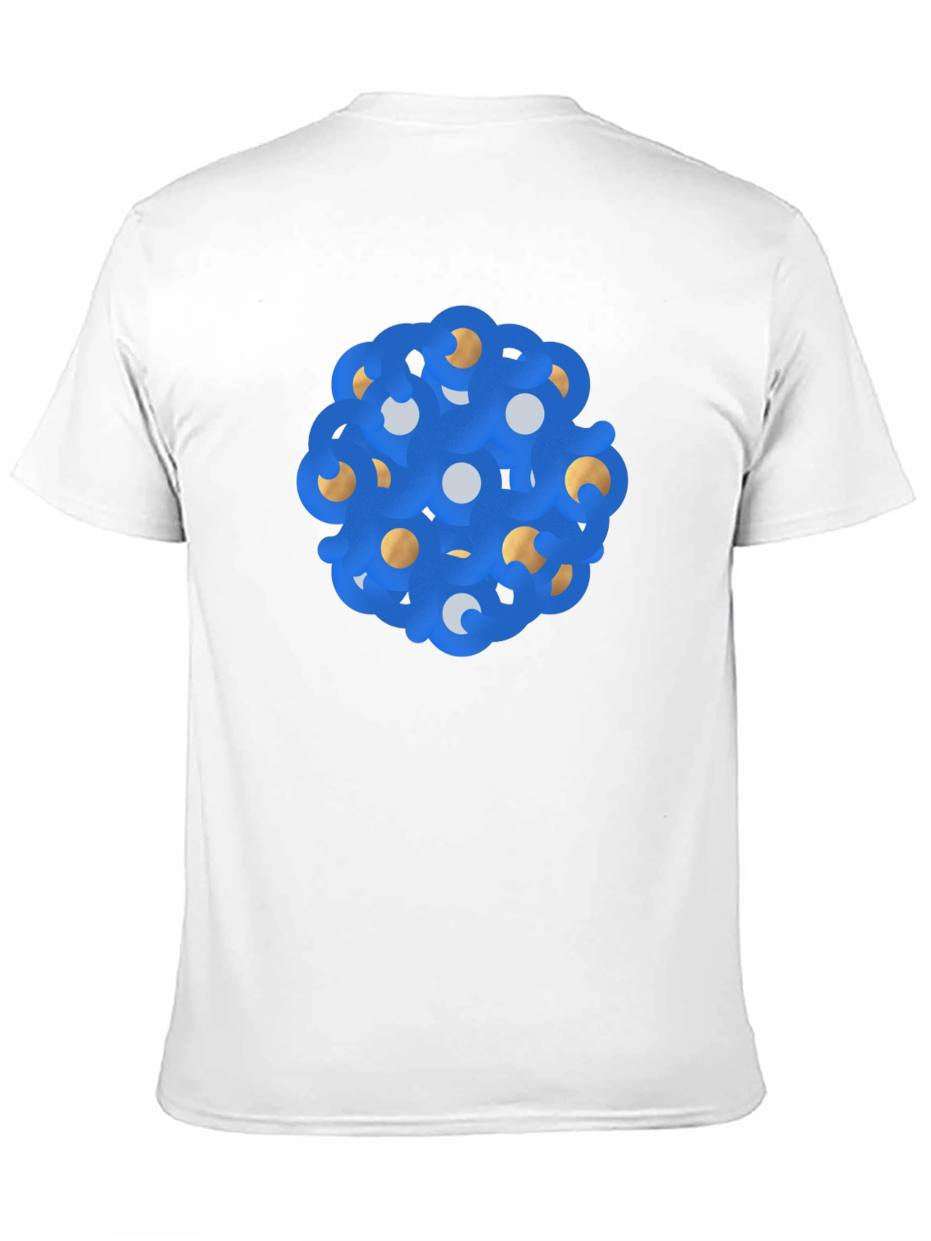 Abstract Sphere Graphic Tee - Stylish Black T-Shirt