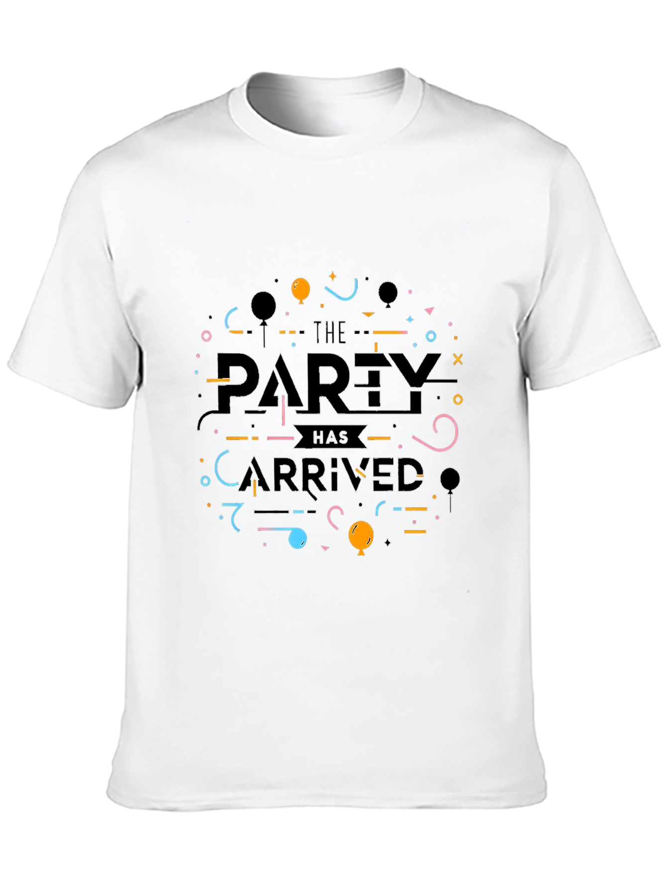 Partys Here Graphic T-Shirt - Black