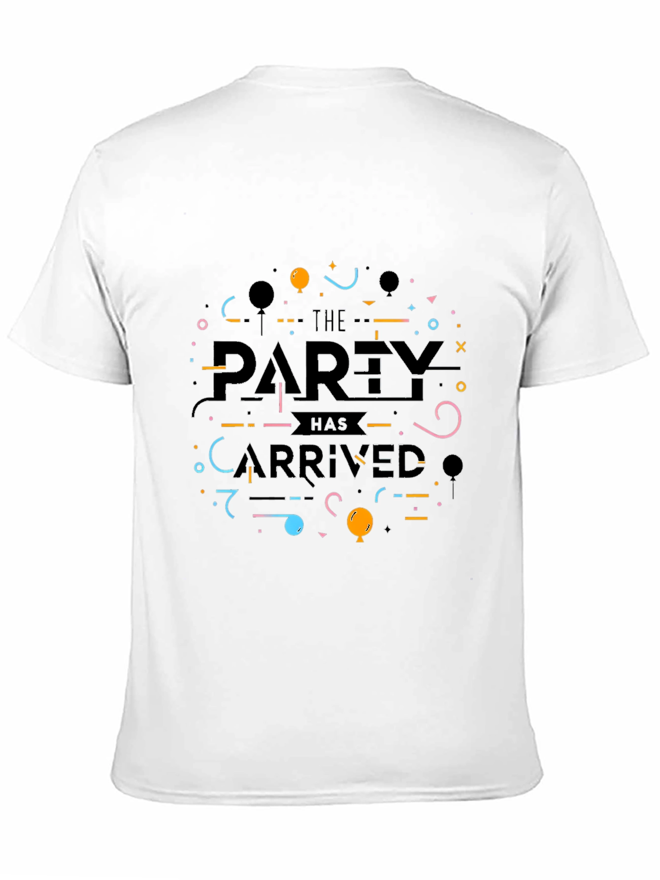 Partys Here Graphic T-Shirt - Black