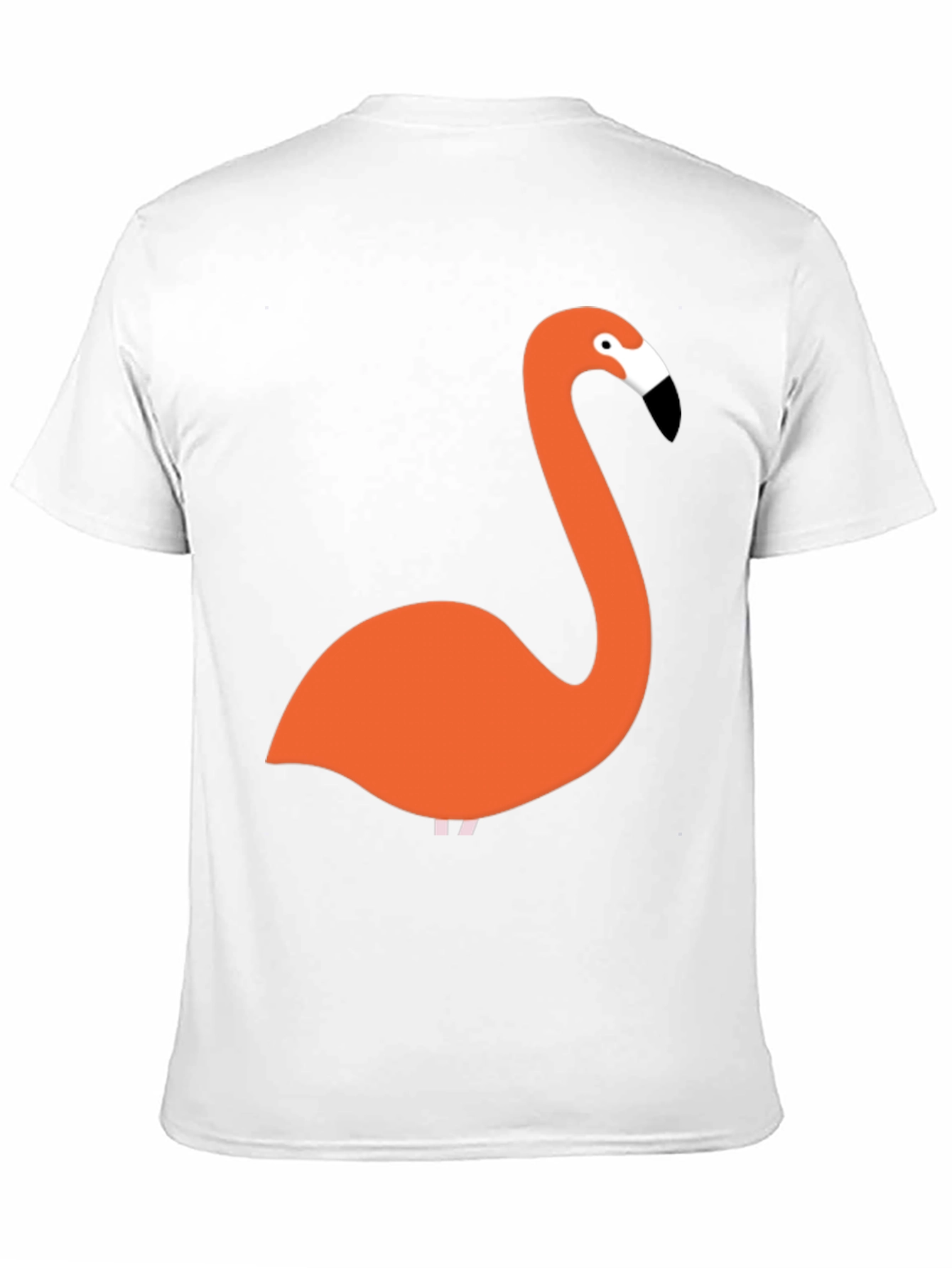 Flamingo Graphic Tee - Black Casual T-Shirt