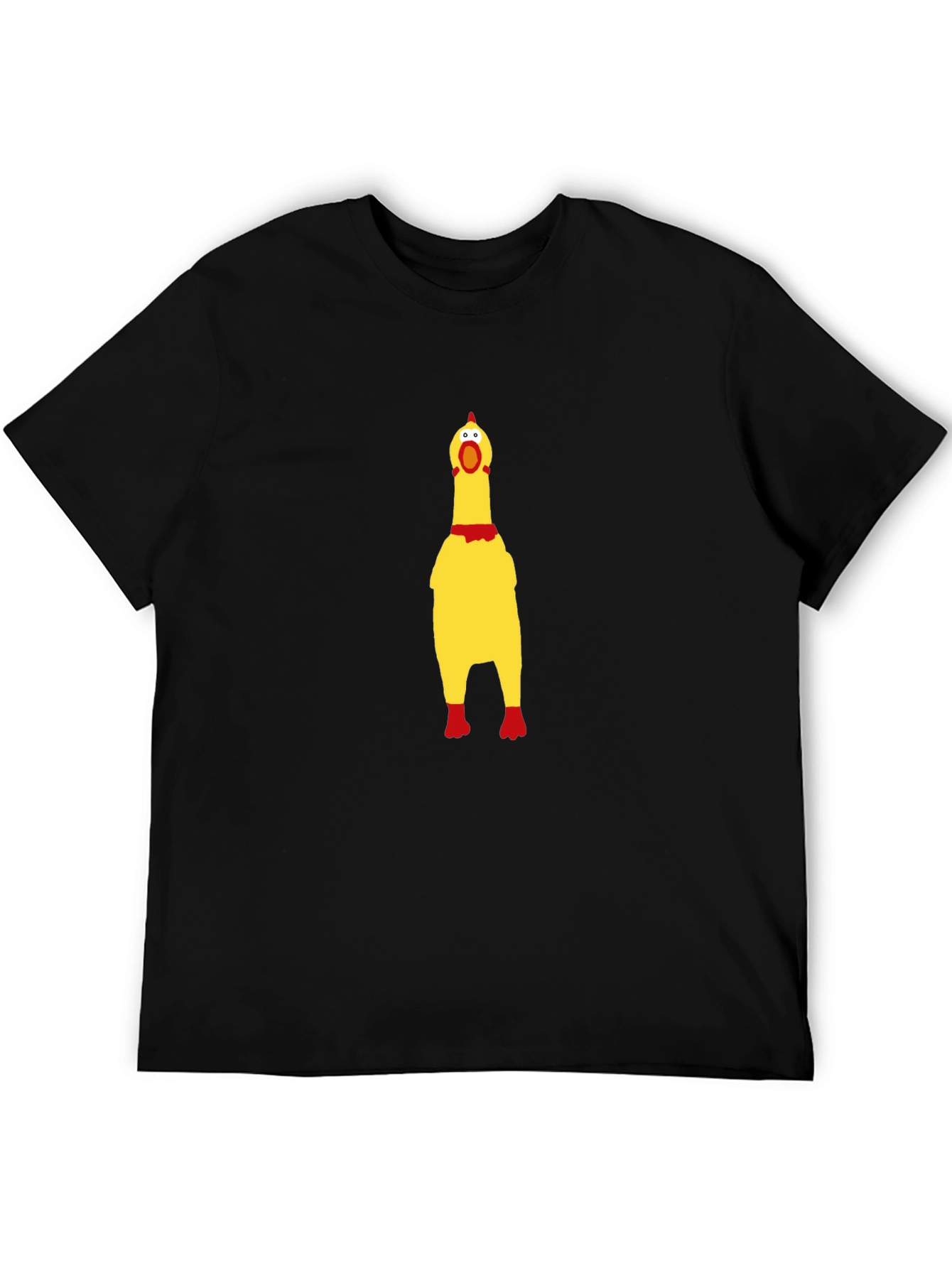 Rubber Chicken Graphic Tee - Novelty Humor T-Shirt