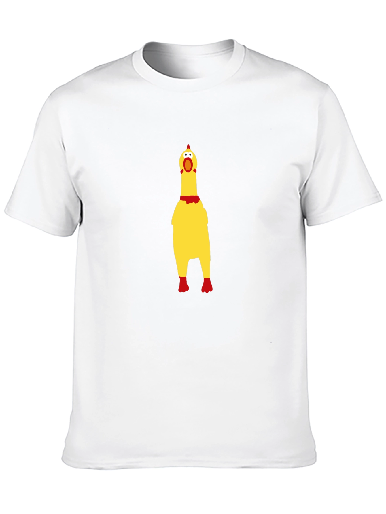 Rubber Chicken Graphic Tee - Novelty Humor T-Shirt