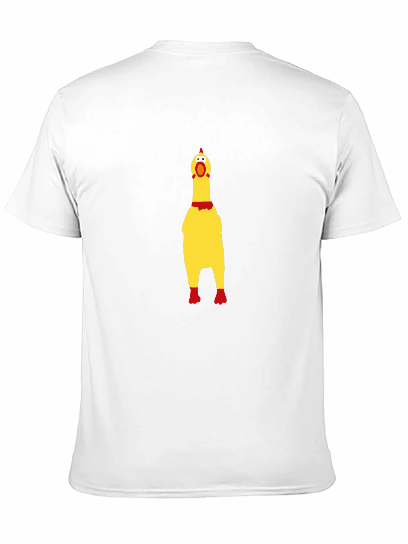 Rubber Chicken Graphic Tee - Novelty Humor T-Shirt