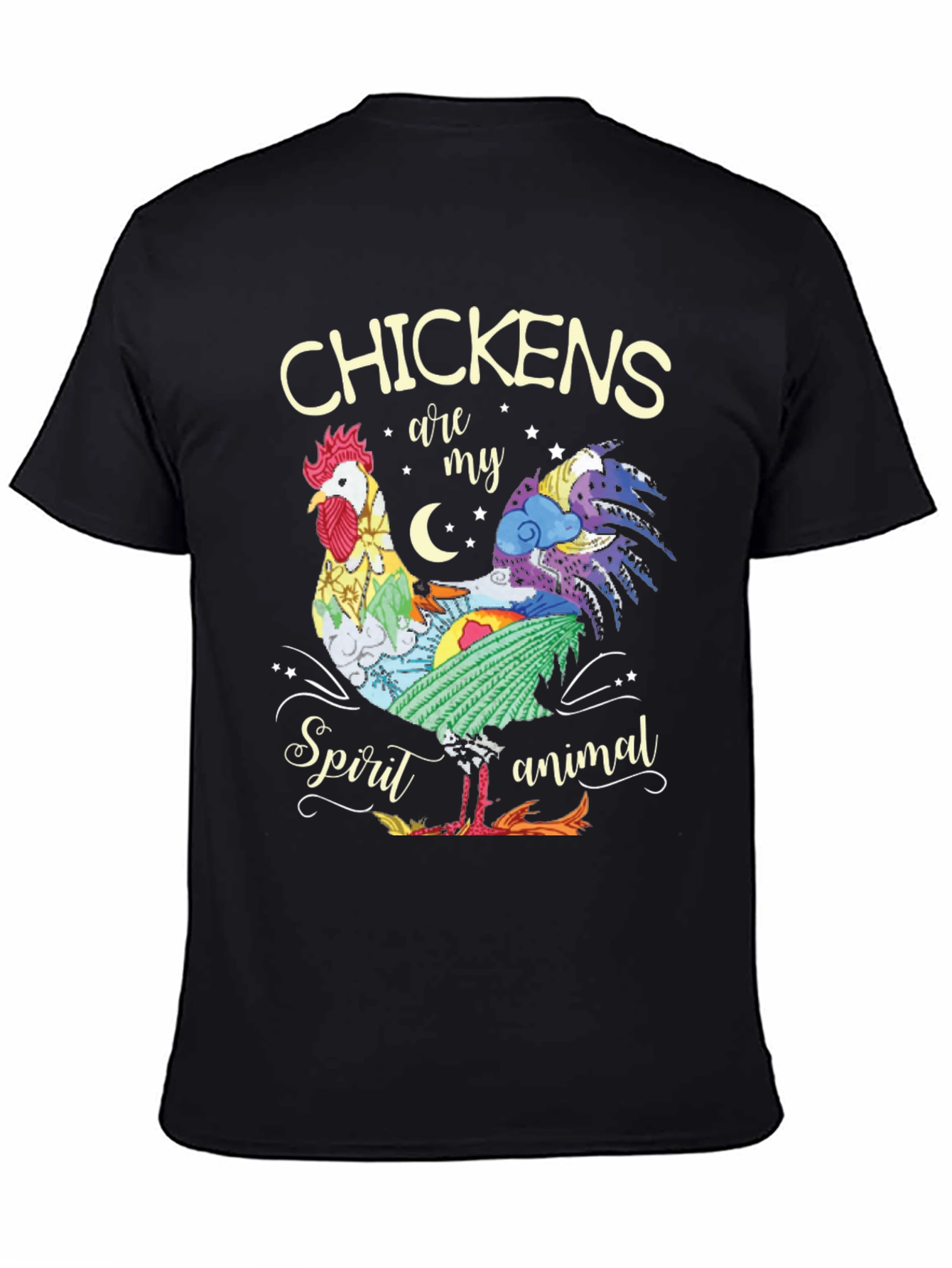 Chicken Spirit Animal Graphic T-Shirt