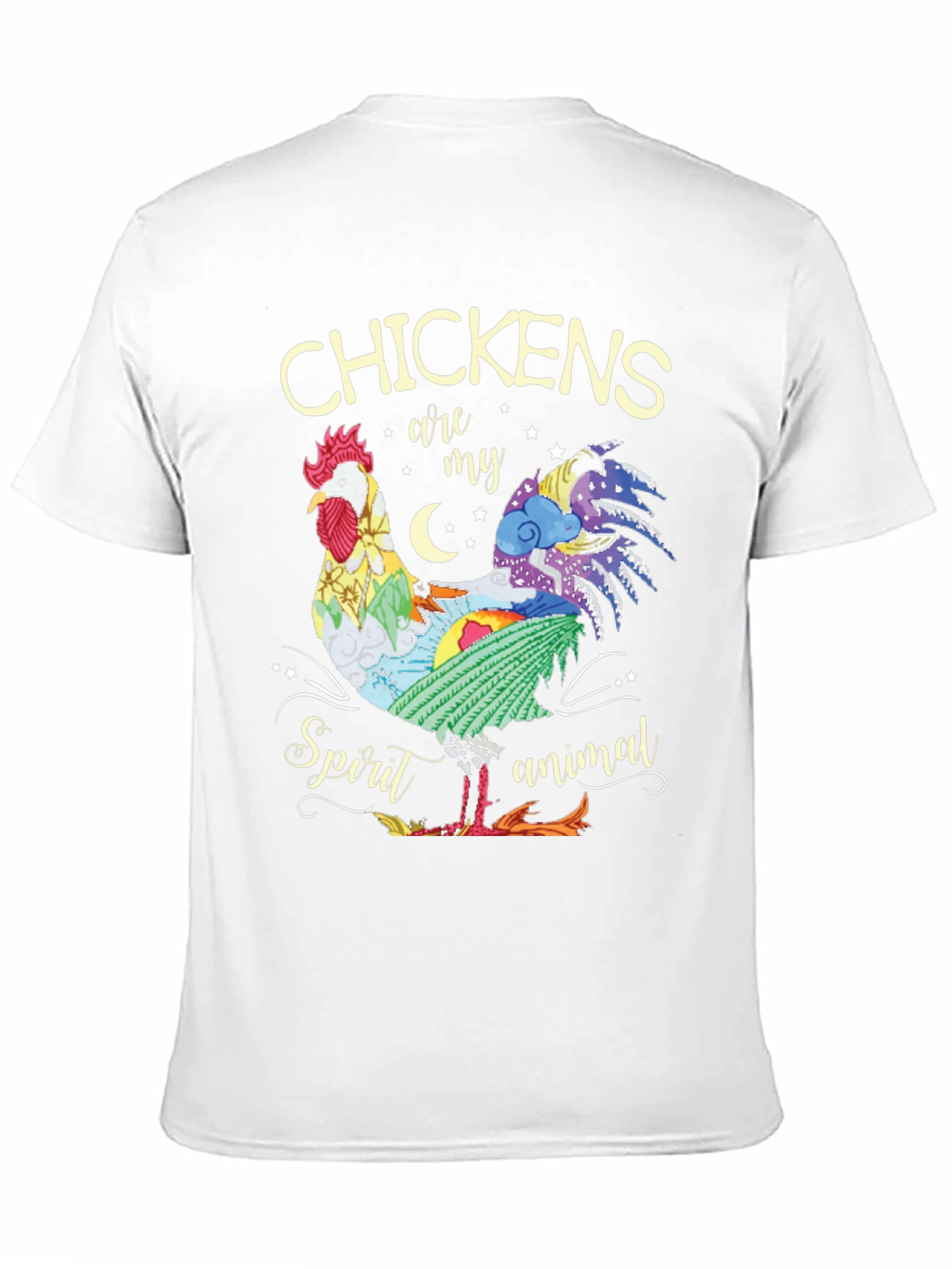 Chicken Spirit Animal Graphic T-Shirt
