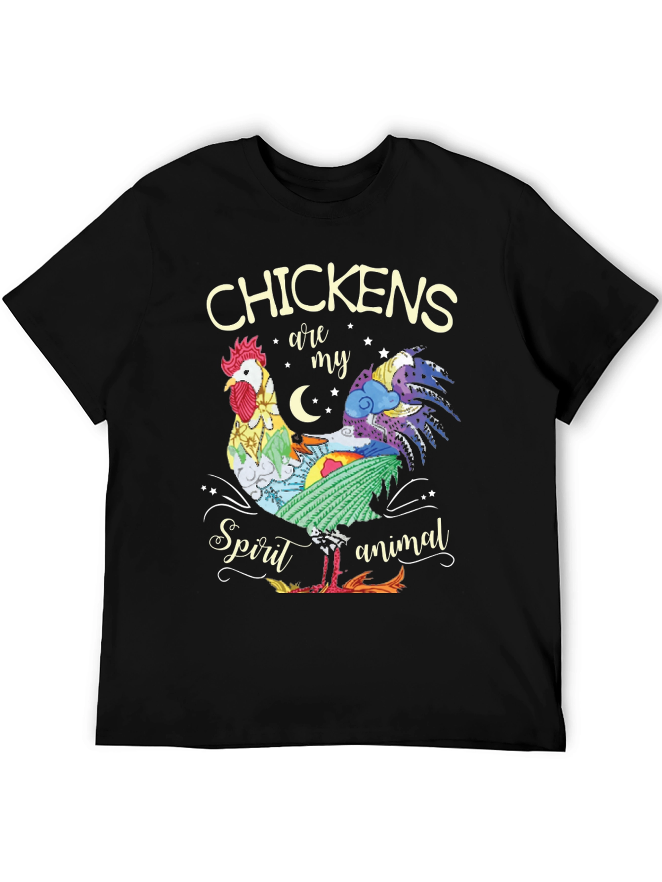 Chicken Spirit Animal Graphic T-Shirt