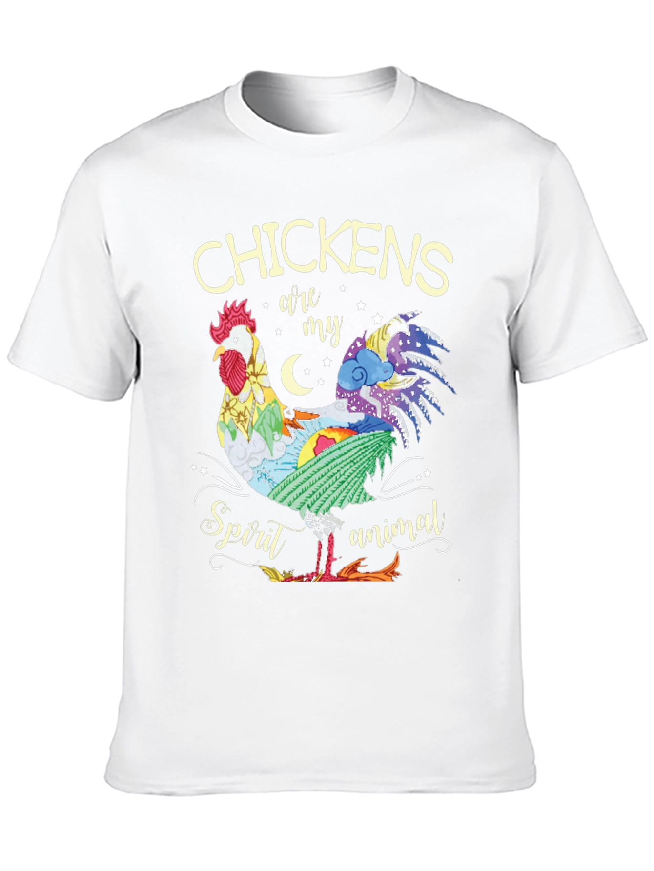 Chicken Spirit Animal Graphic T-Shirt