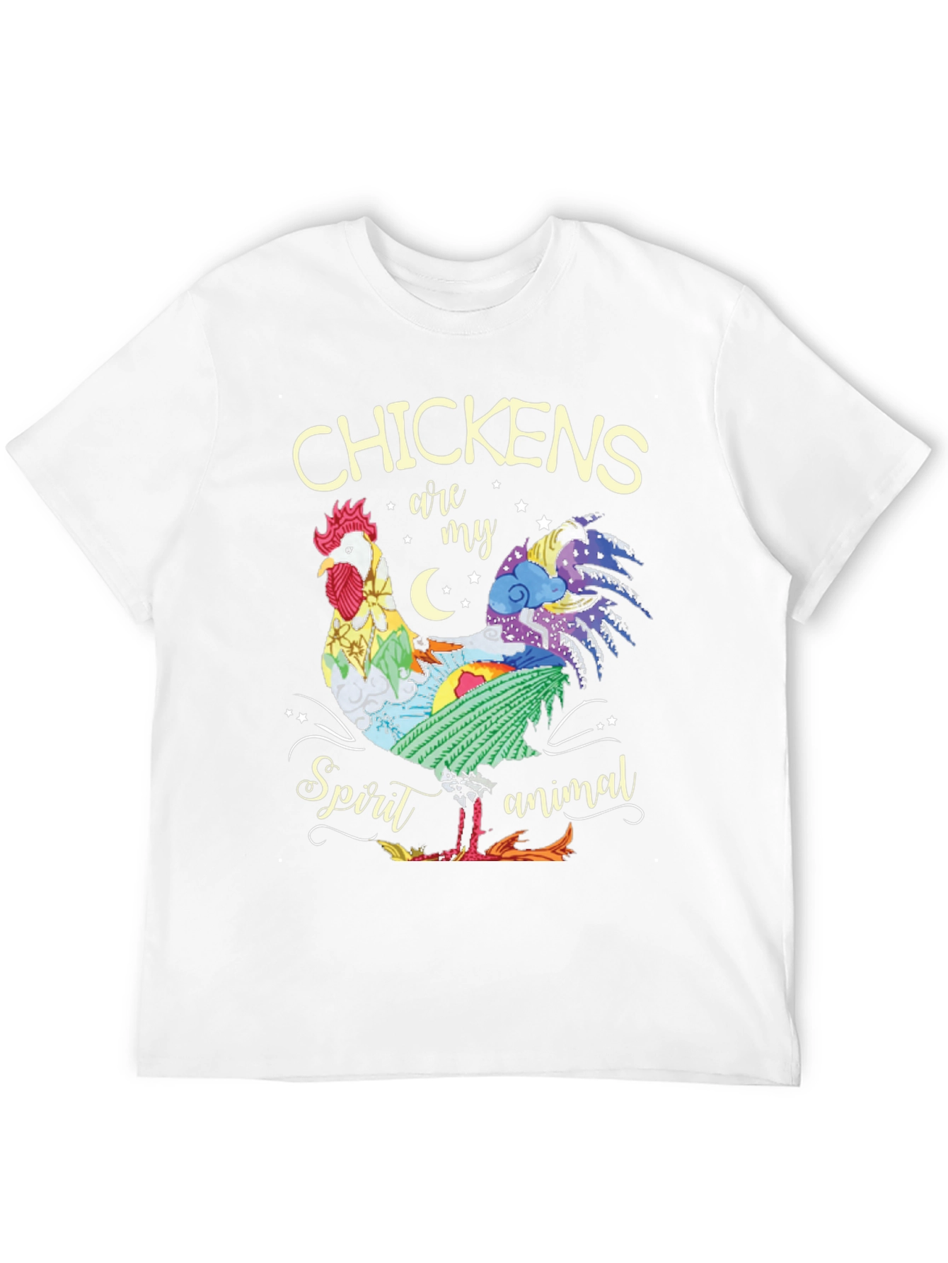 Chicken Spirit Animal Graphic T-Shirt
