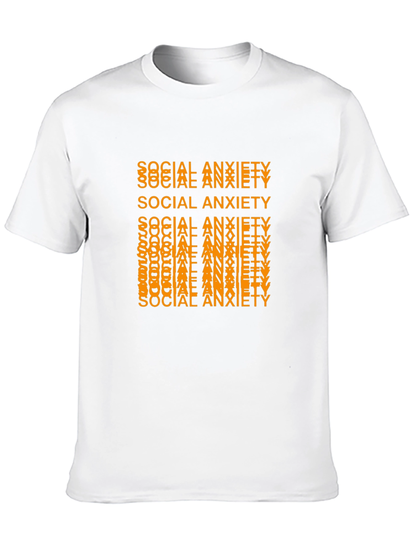 Social Anxiety Graphic T-Shirt - Trendy Statement Tee