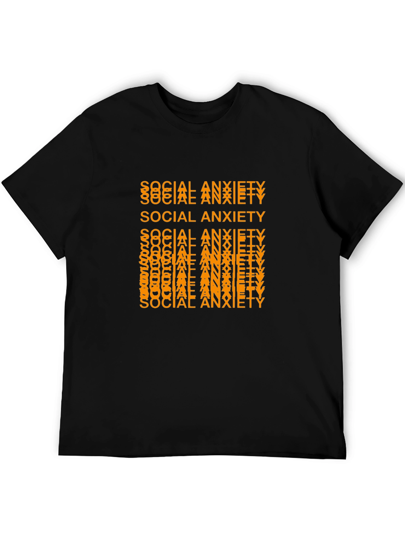 Social Anxiety Graphic T-Shirt - Trendy Statement Tee