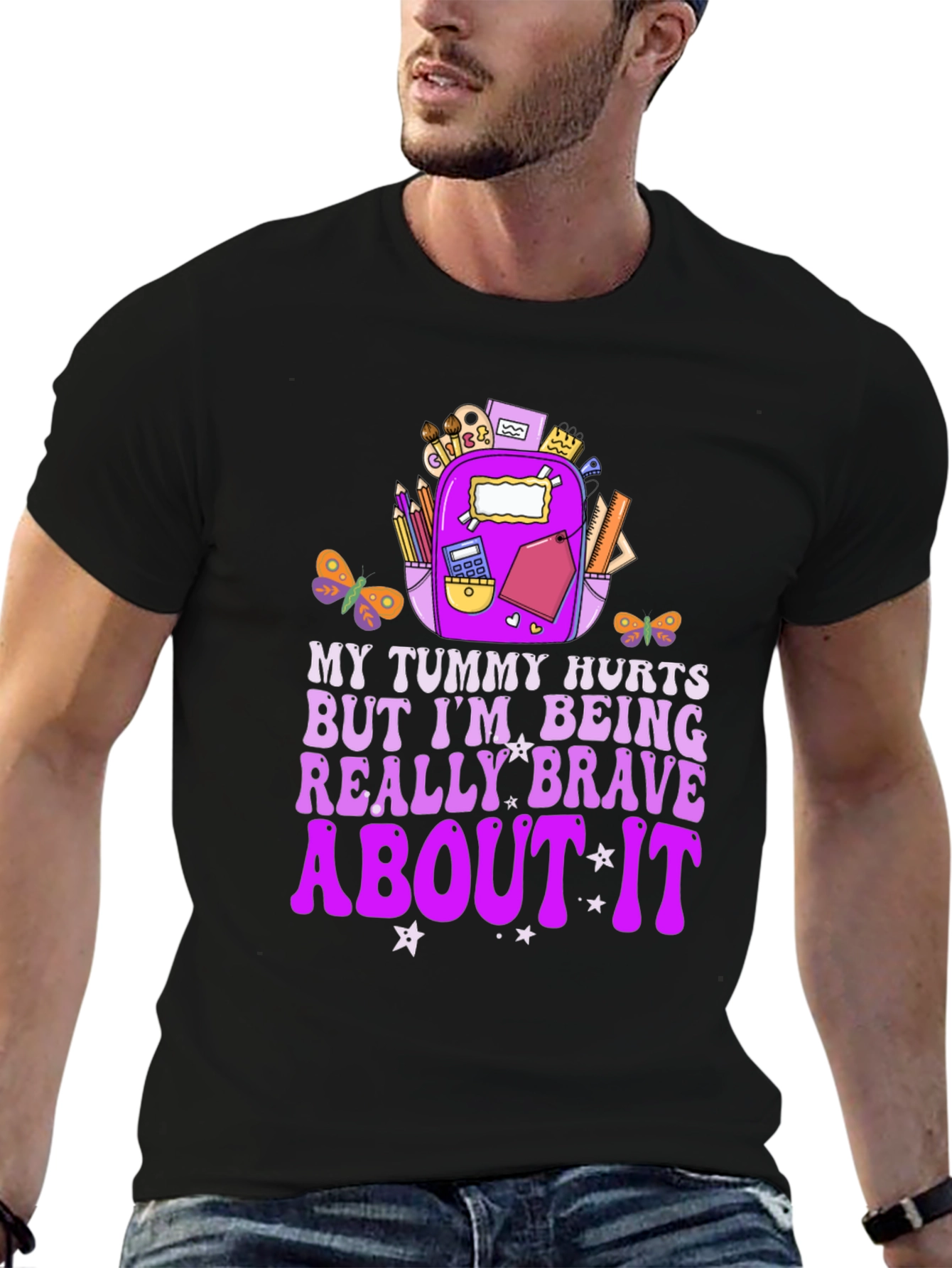 My Tummy Hurts Brave Graphic Tee