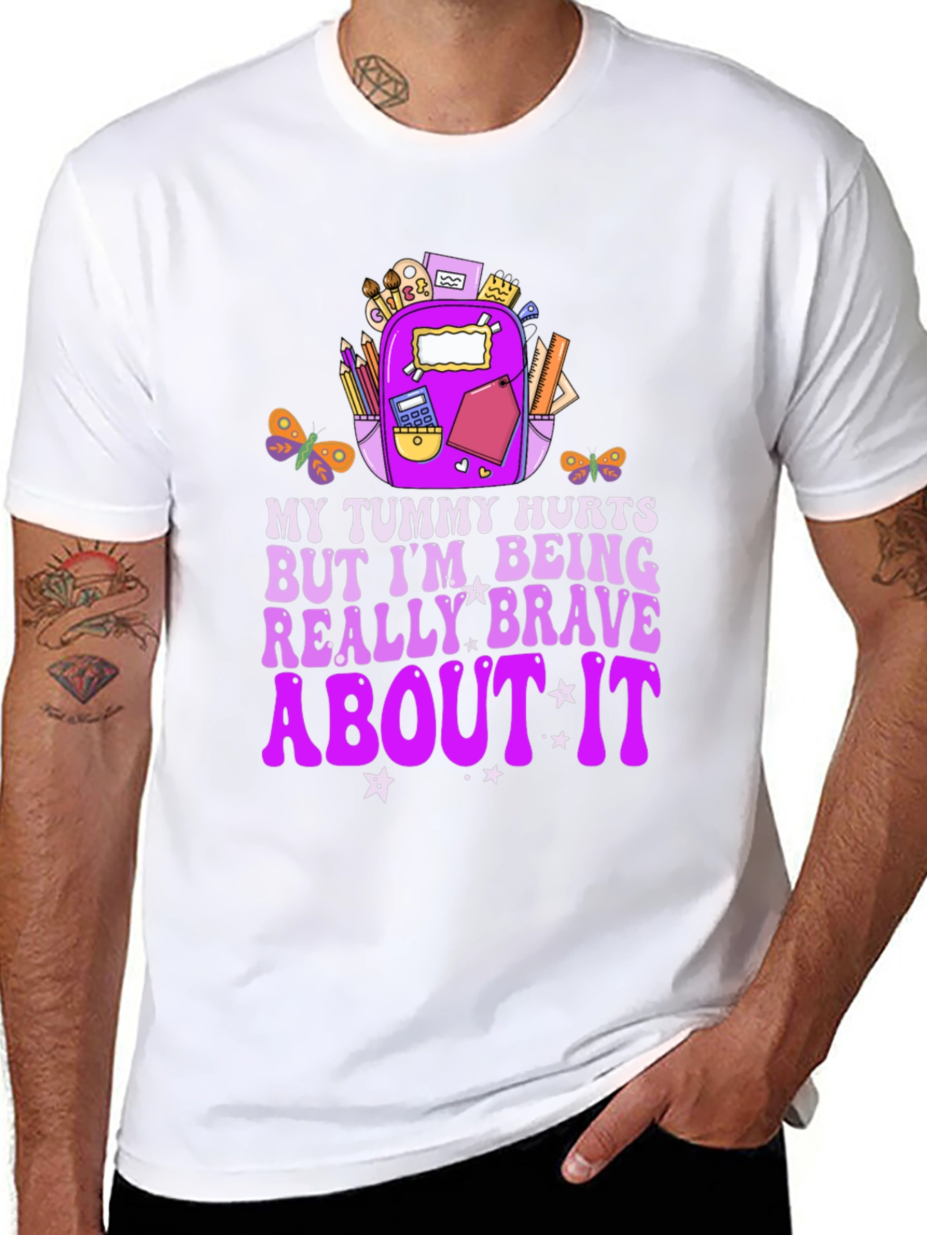 My Tummy Hurts Brave Graphic Tee