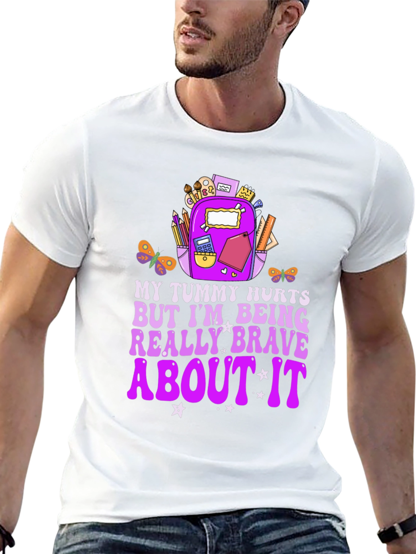 My Tummy Hurts Brave Graphic Tee