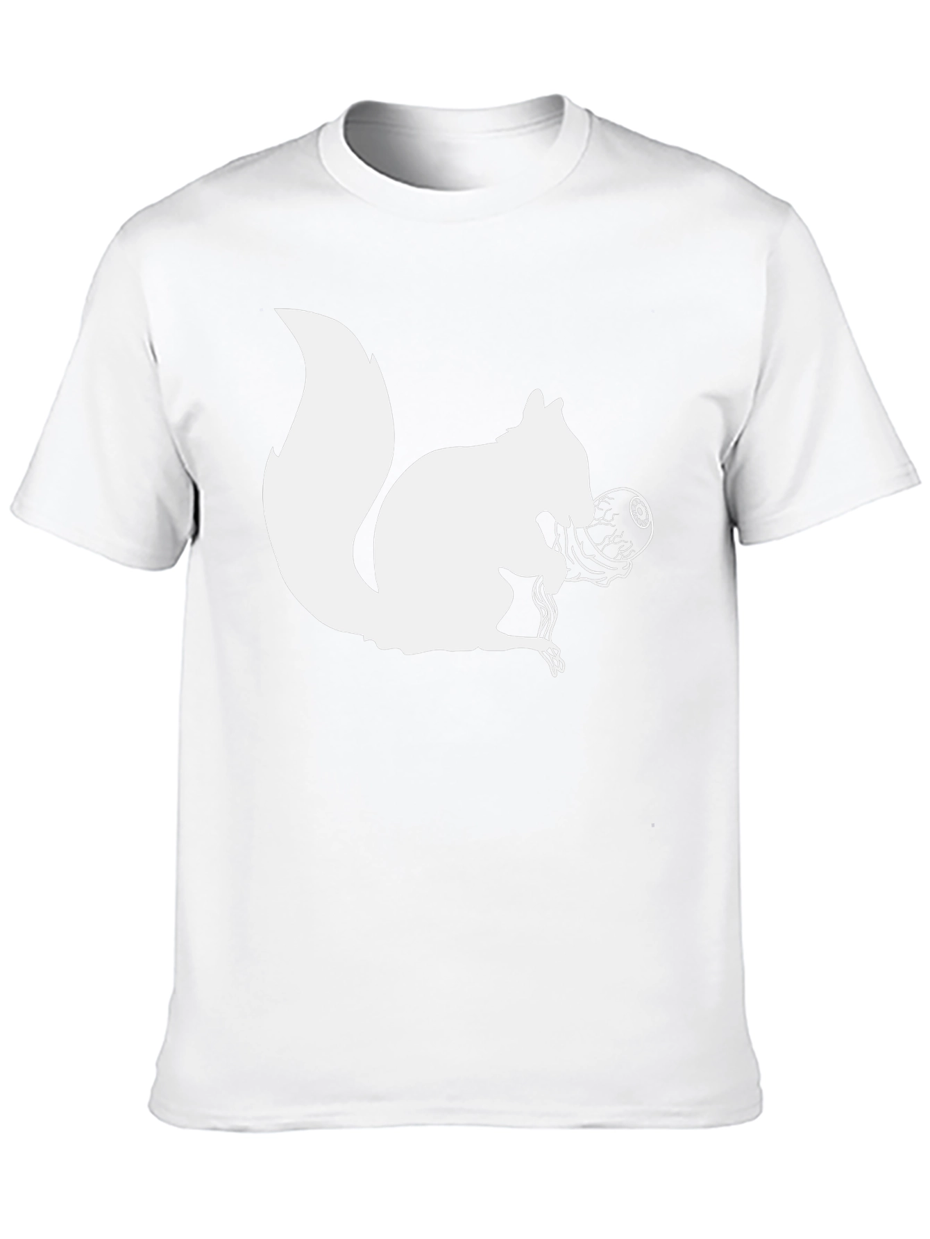 Squirrel Eyeball Graphic Tee - Quirky Black T-Shirt