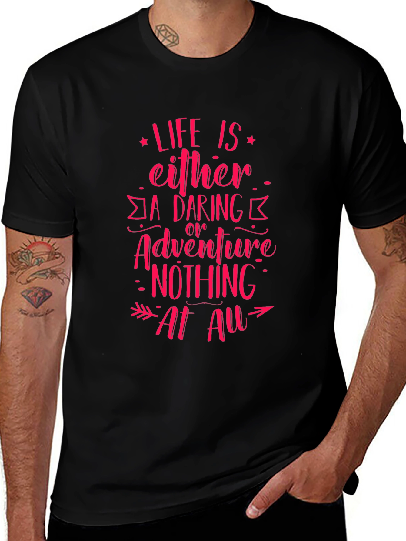Daring Adventure T-Shirt - Black