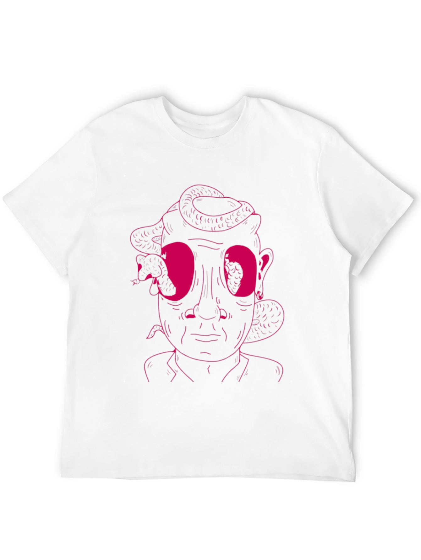 Medusa Graphic Tee - Black Cotton T-Shirt