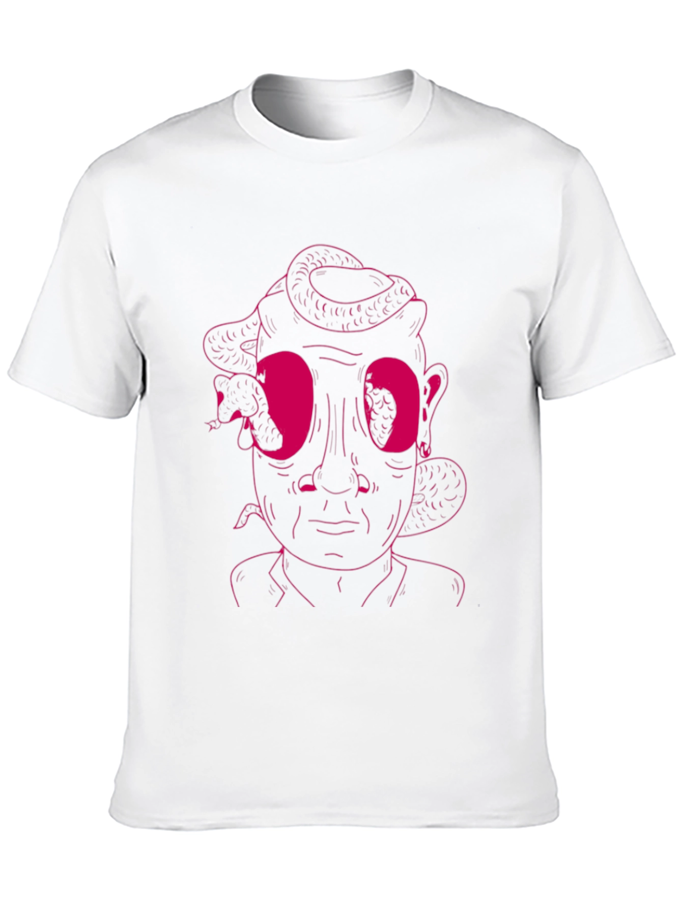 Medusa Graphic Tee - Black Cotton T-Shirt