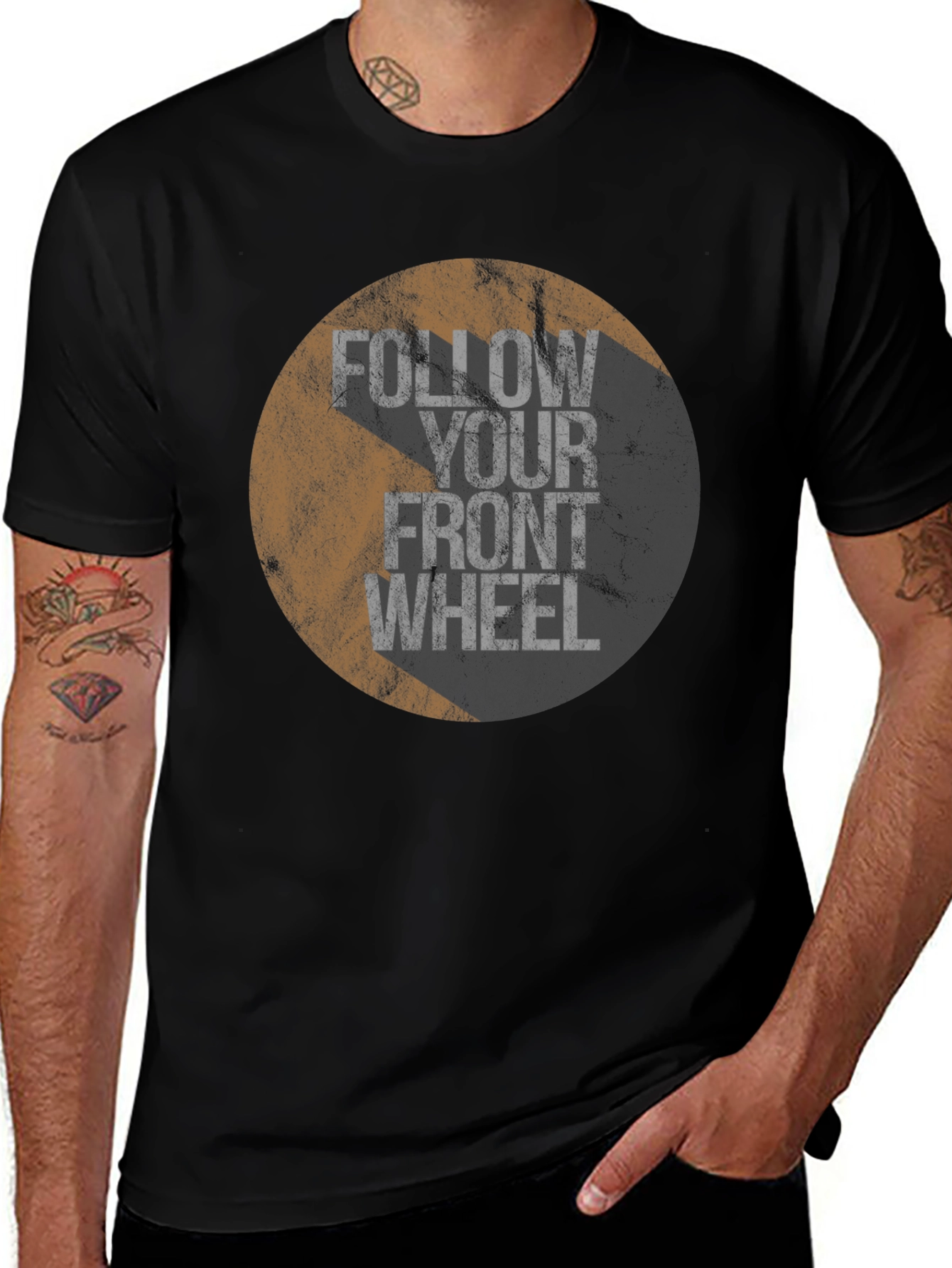 Follow Your Front Wheel Graphic Tee