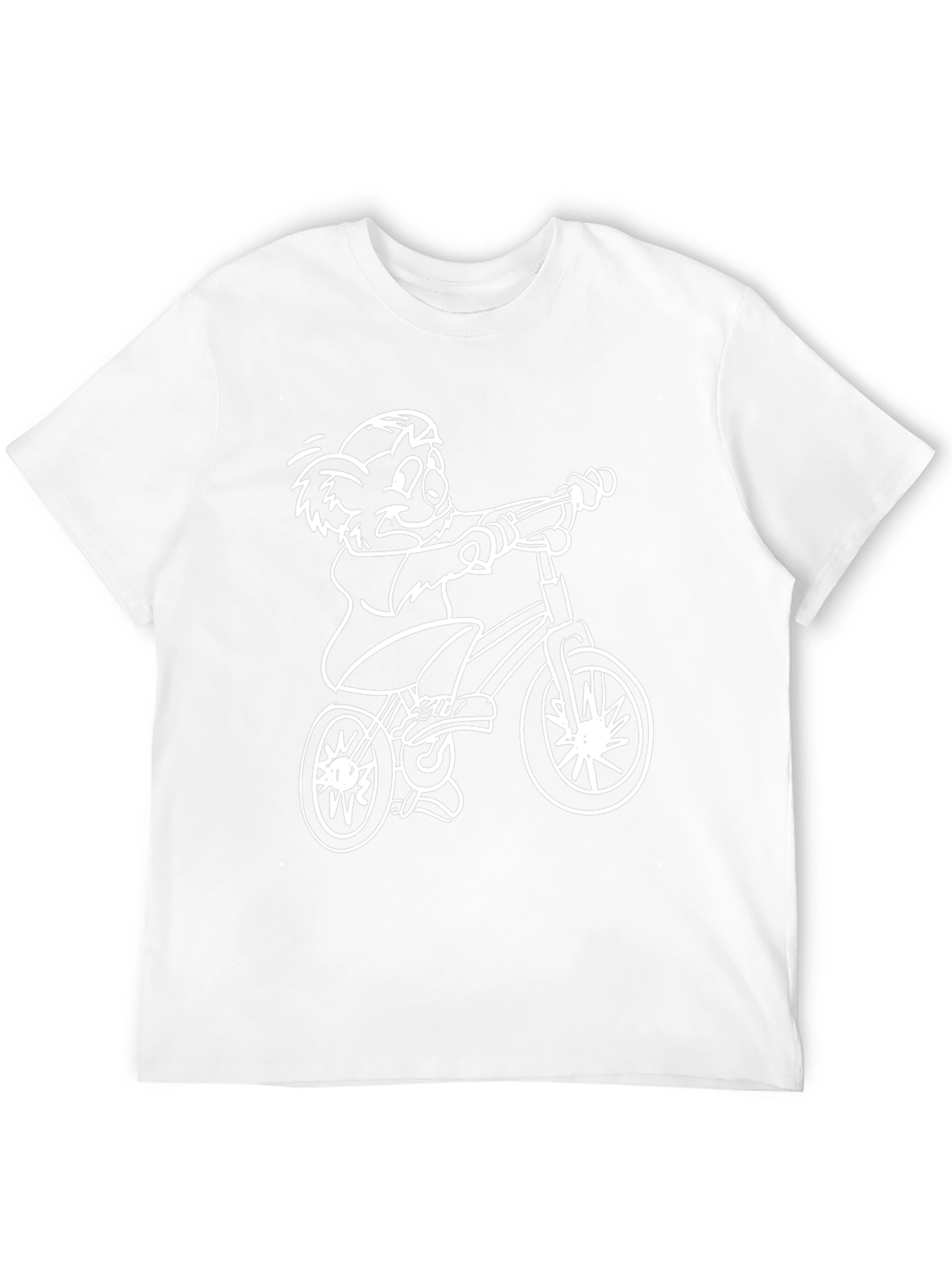 Cartoon Koala Bear Riding Bike Graphic Tee