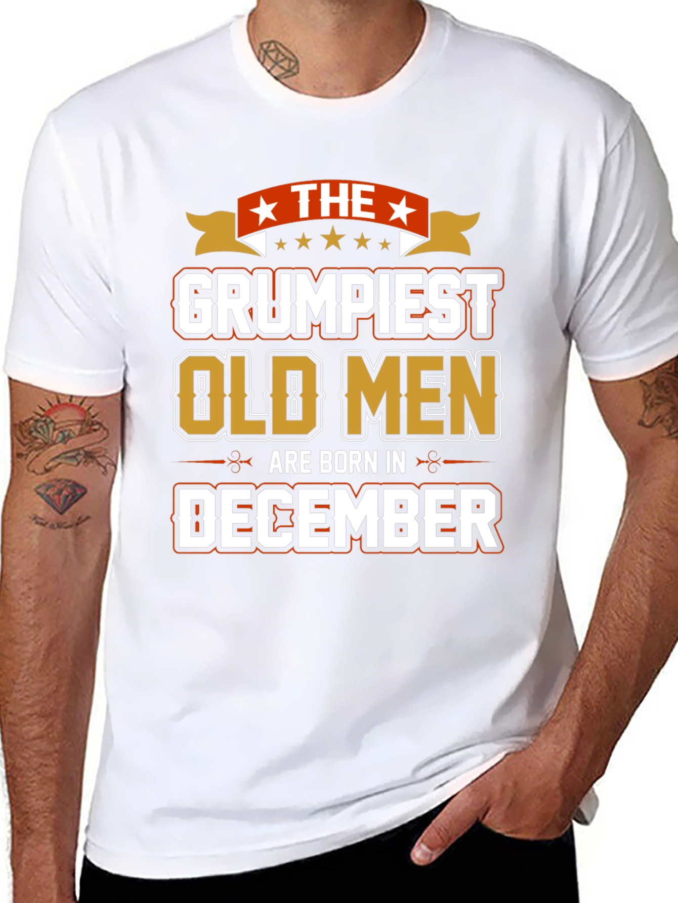 Grumpiest Old Men December Birthday T-Shirt