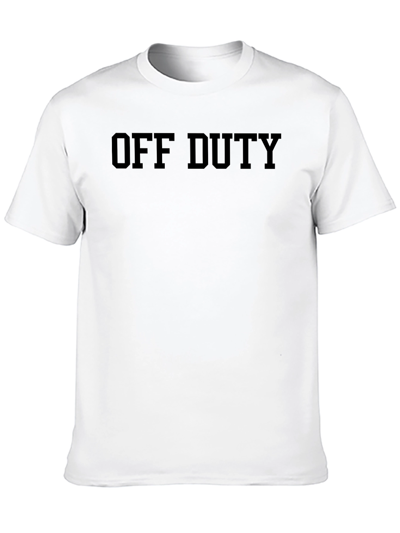 Off Duty Black T-Shirt - Relaxed Fit