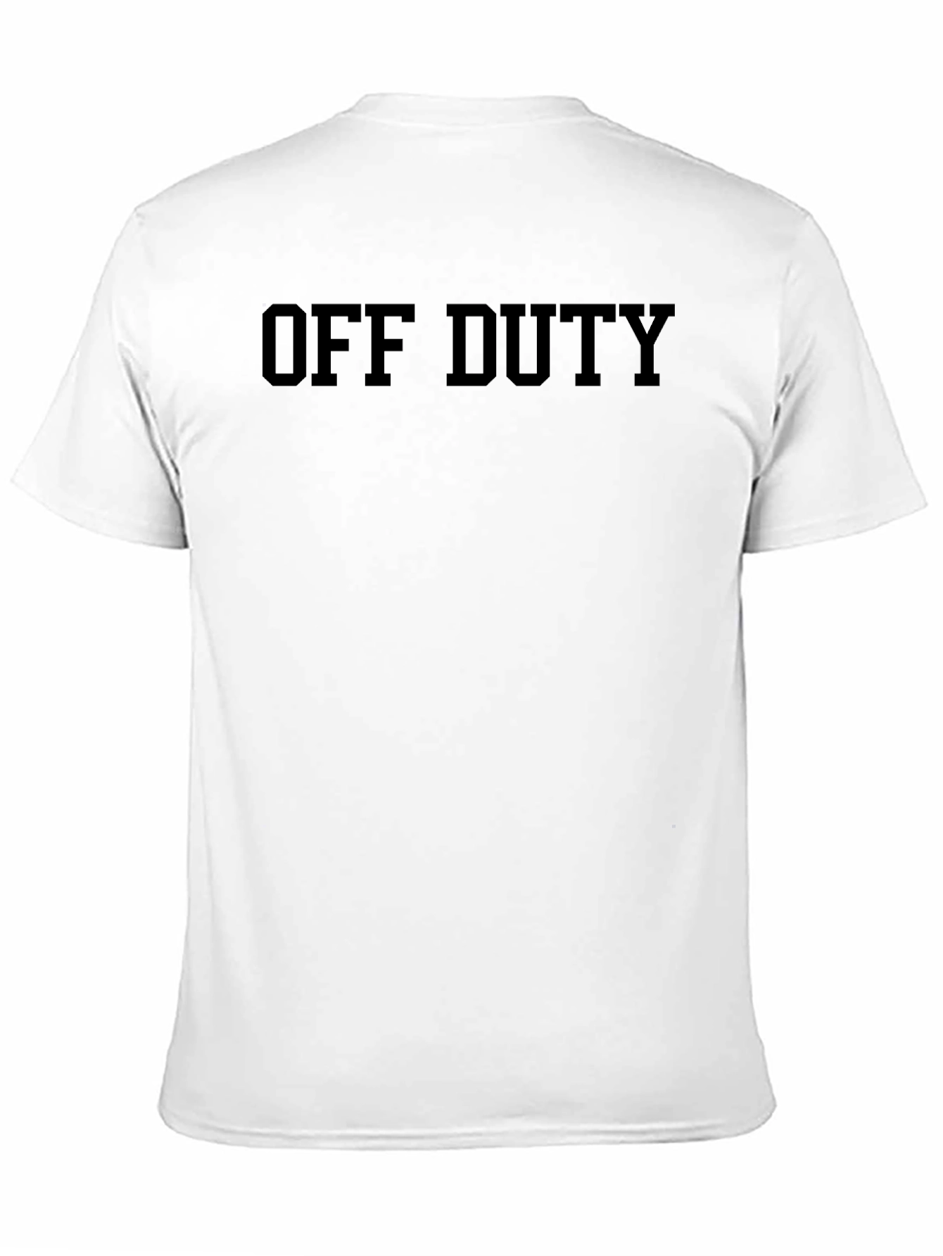Off Duty Black T-Shirt - Relaxed Fit