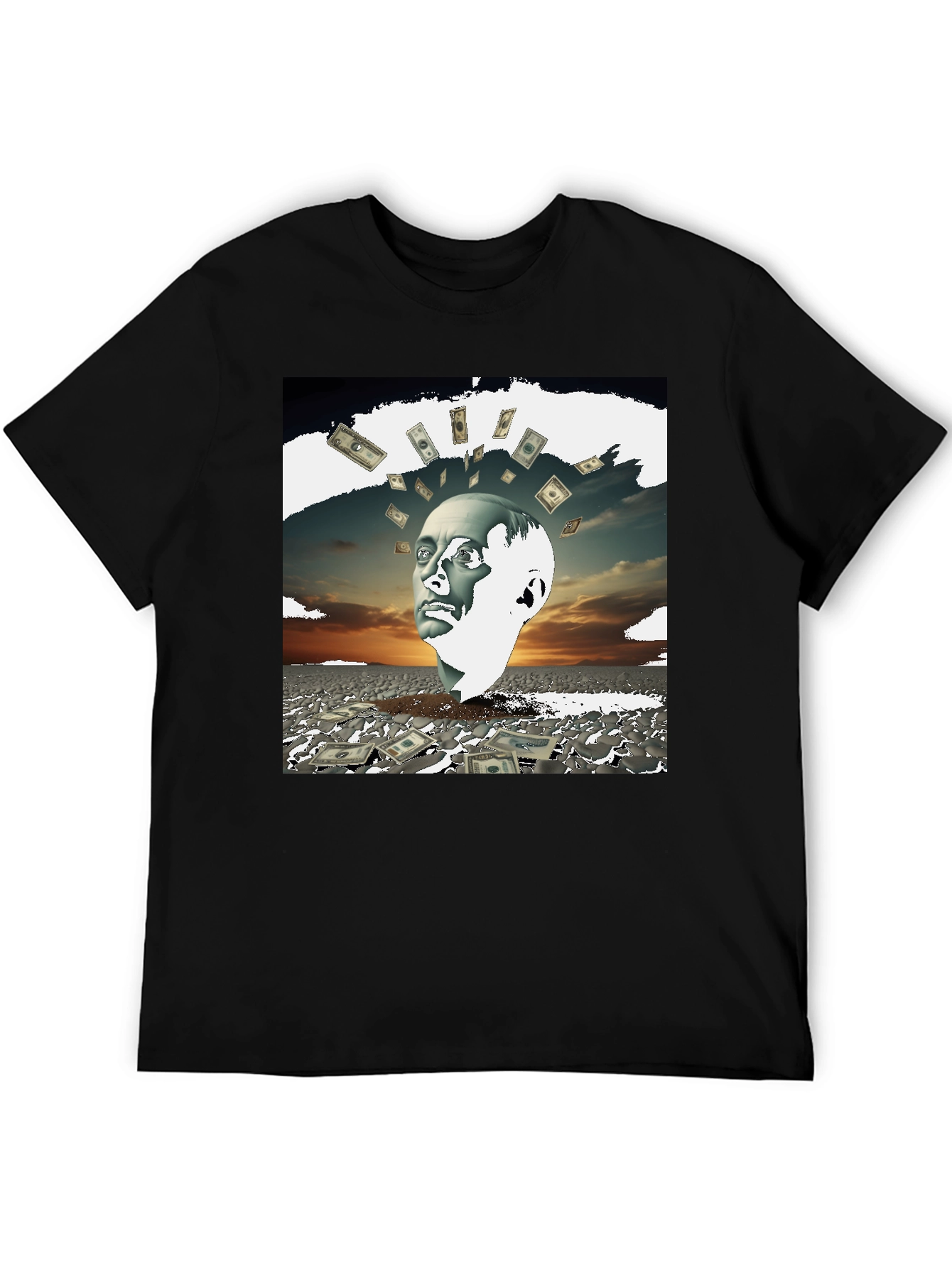 Money Mind T-Shirt - Unique Artistic Design