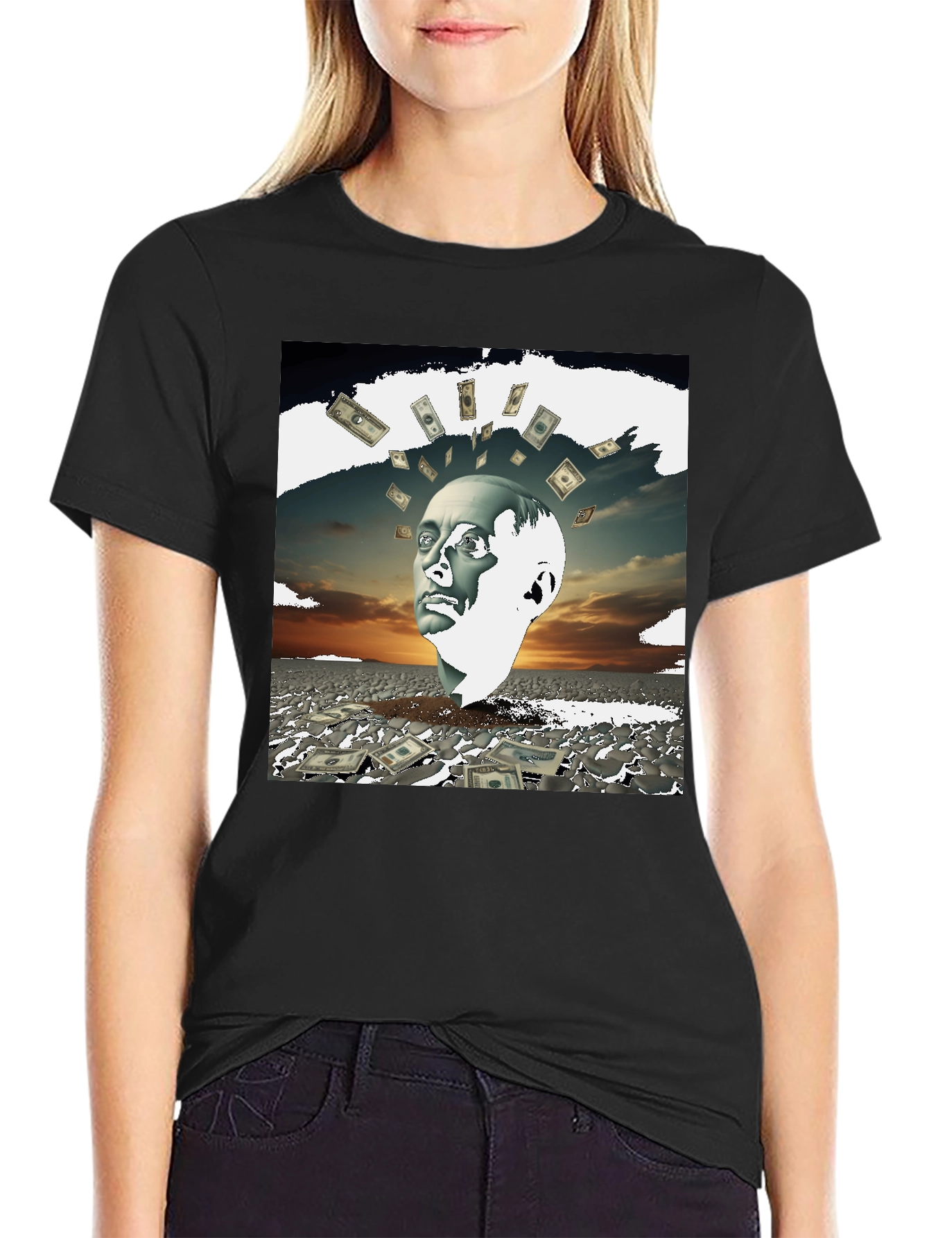 Money Mind T-Shirt - Unique Artistic Design