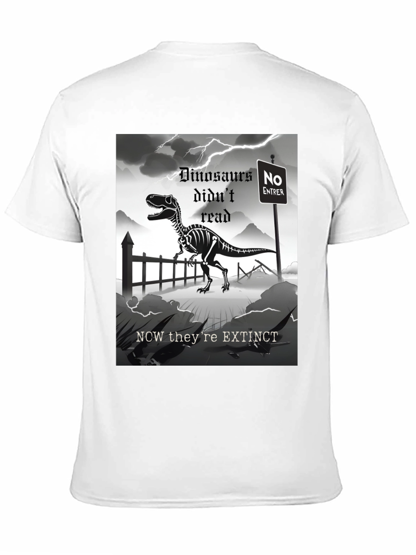 Dinosaur Extinction T-Shirt - Read or Die!
