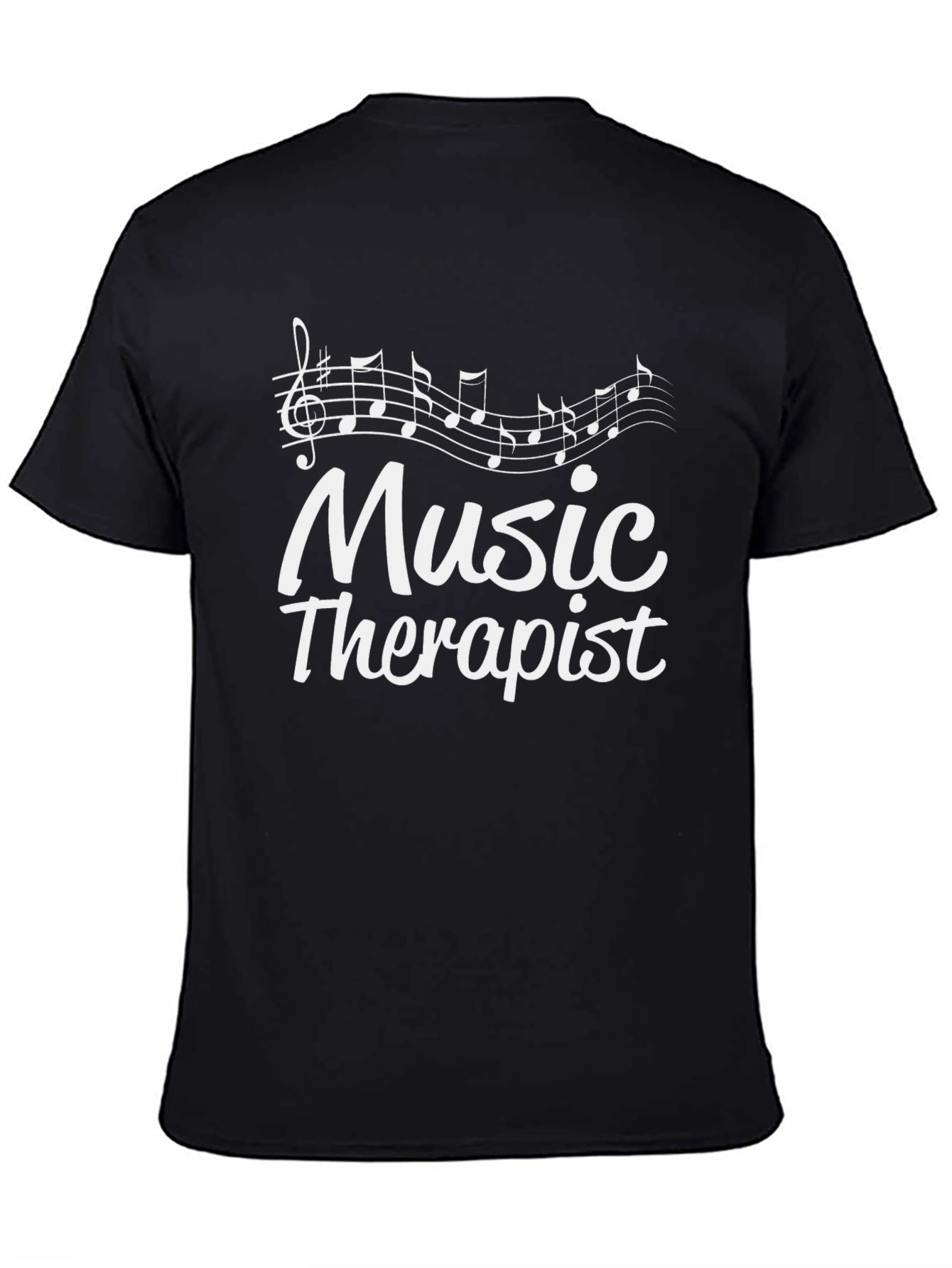 Music Therapist T-Shirt - Treble Clef Design